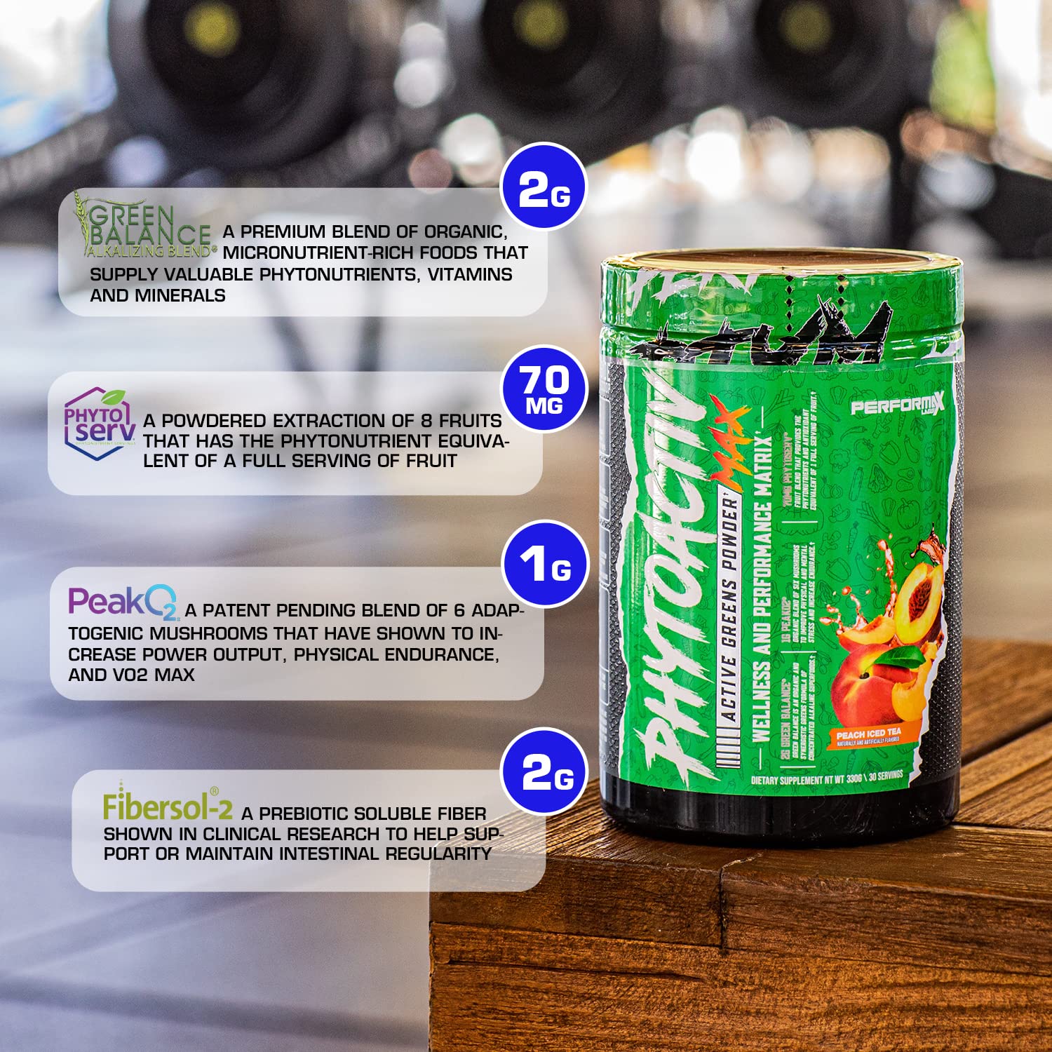 Performax Labs PhytoactivMax Active Greens Powder Wellness and Performance Matrix | Phytonutrients – Overall Health | 30 Servings (Strawberry Pineapple) Performax Labs uk supplements