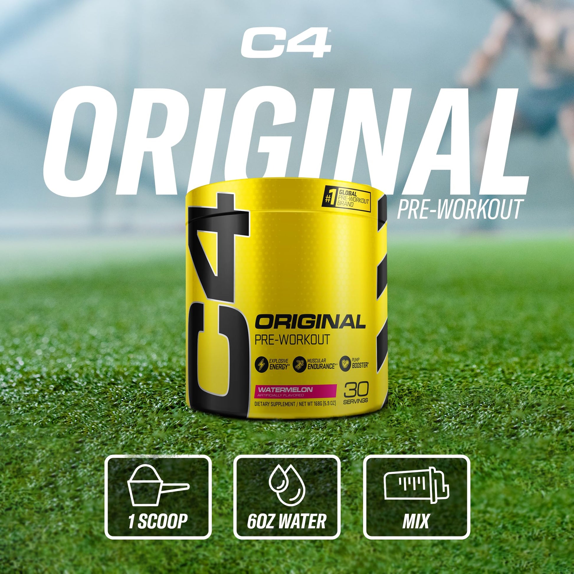 Cellucor C4 Original Pre Workout Powder Watermelon Sugar Free Preworkout Energy Cellucor uk supplements