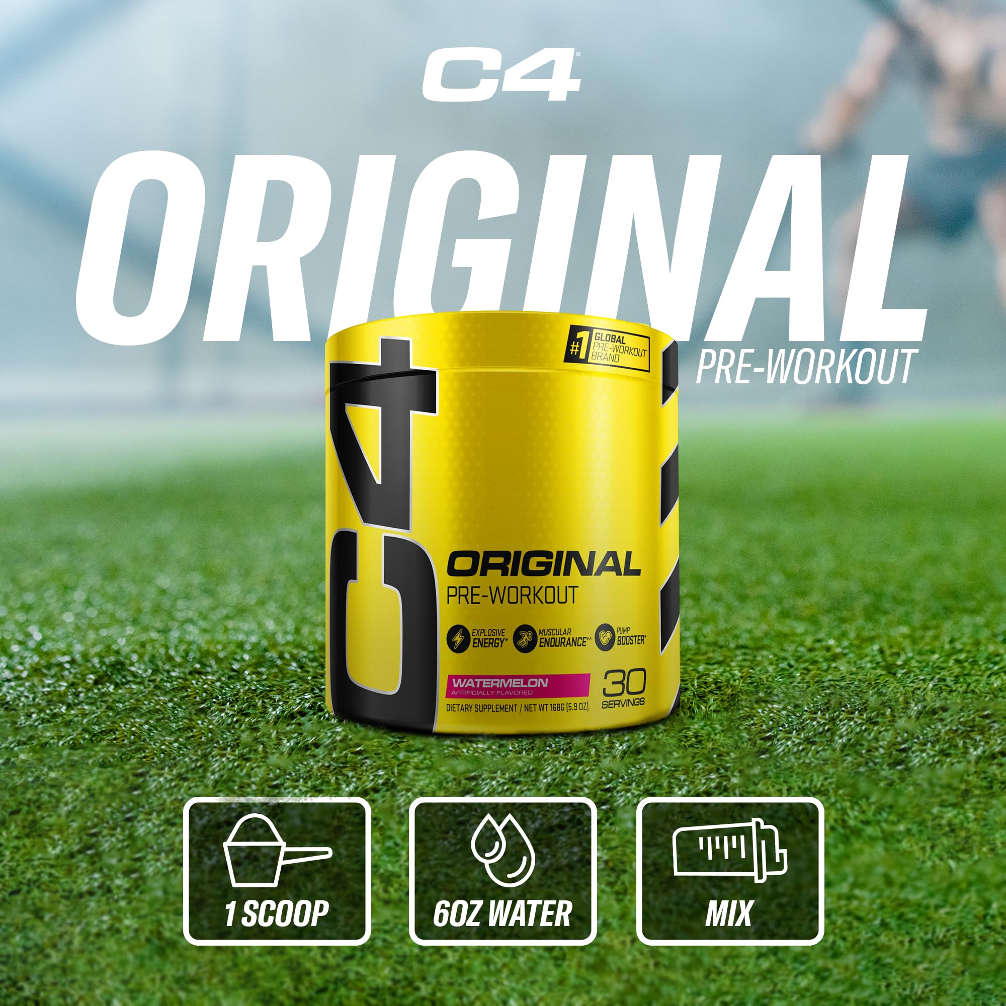 Cellucor C4 Original Pre Workout Powder Watermelon Sugar Free Preworkout Energy Cellucor uk supplements