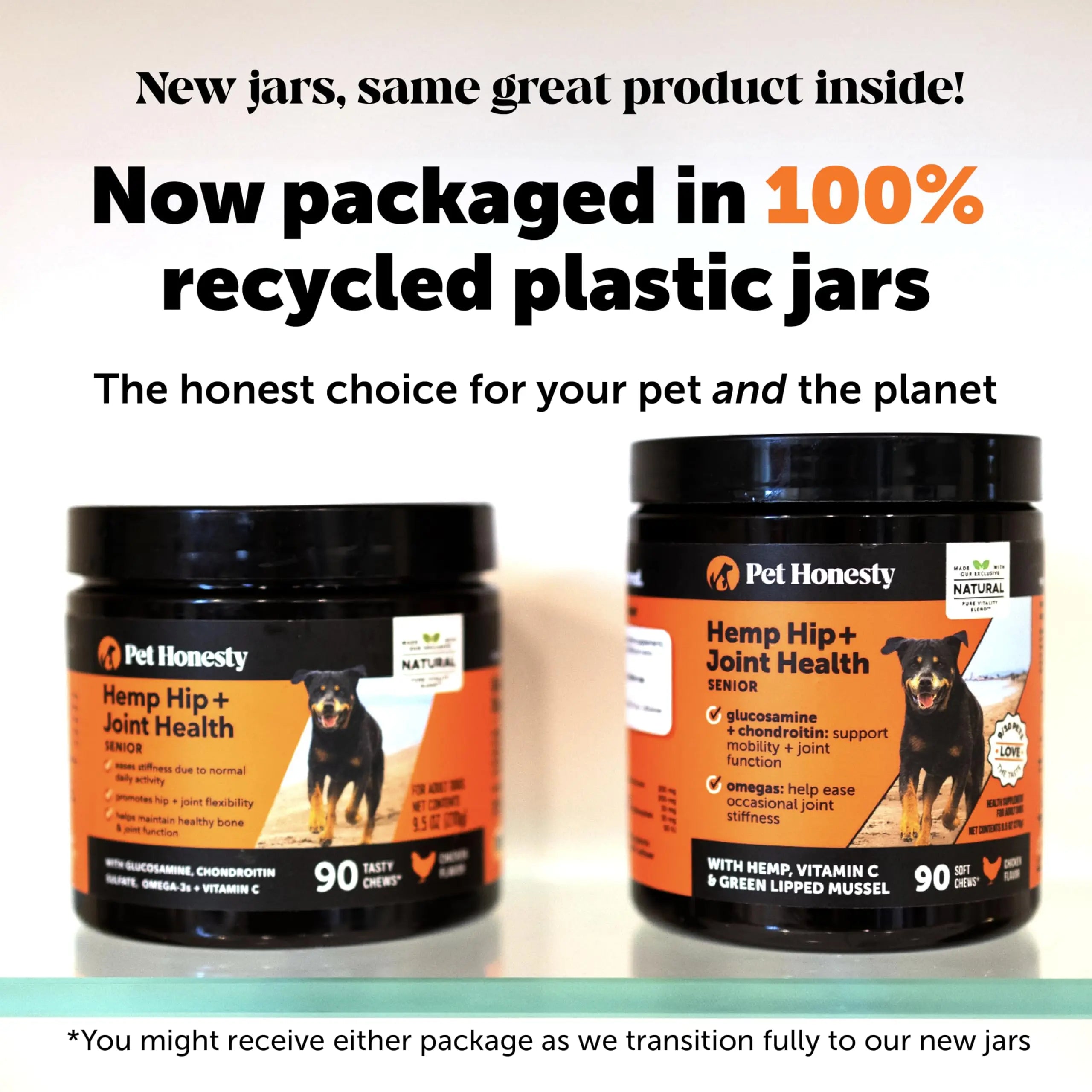 Senior Hemp Hip and Joint Supplement for Dogs - Glucosamine Chondroitin, MSM & Green Lipped Mussel - Relief for Joint Stiffness, Advanced Strength Mobility Support for Senior Dogs (Chicken, 90 Ct) Pet Honesty uk supplements