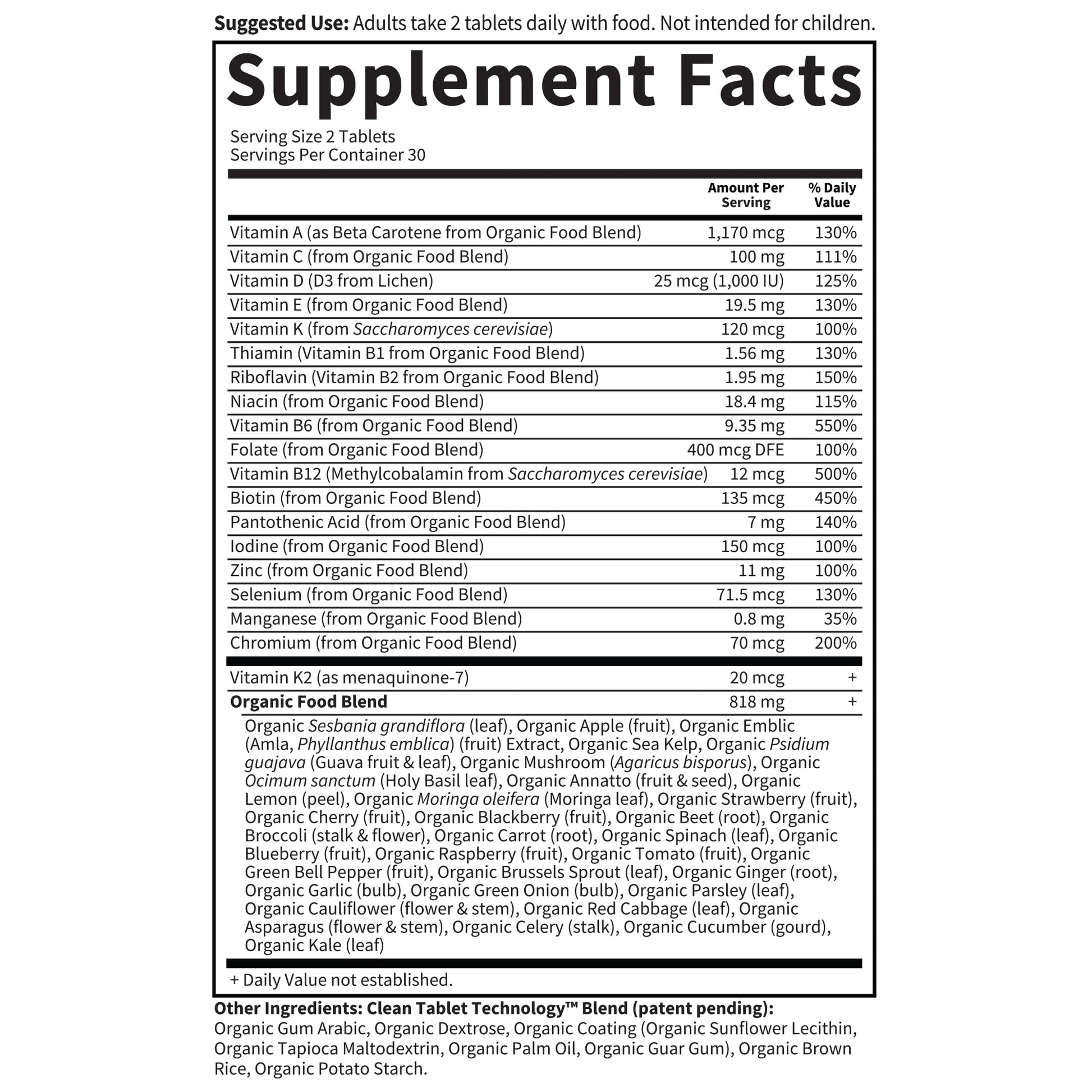 Garden of Life Organics Whole Food Multivitamin for Men, 60 Tablets, Vegan Mens Vitamins and Minerals for Health and Well-Being Garden of Life uk supplements