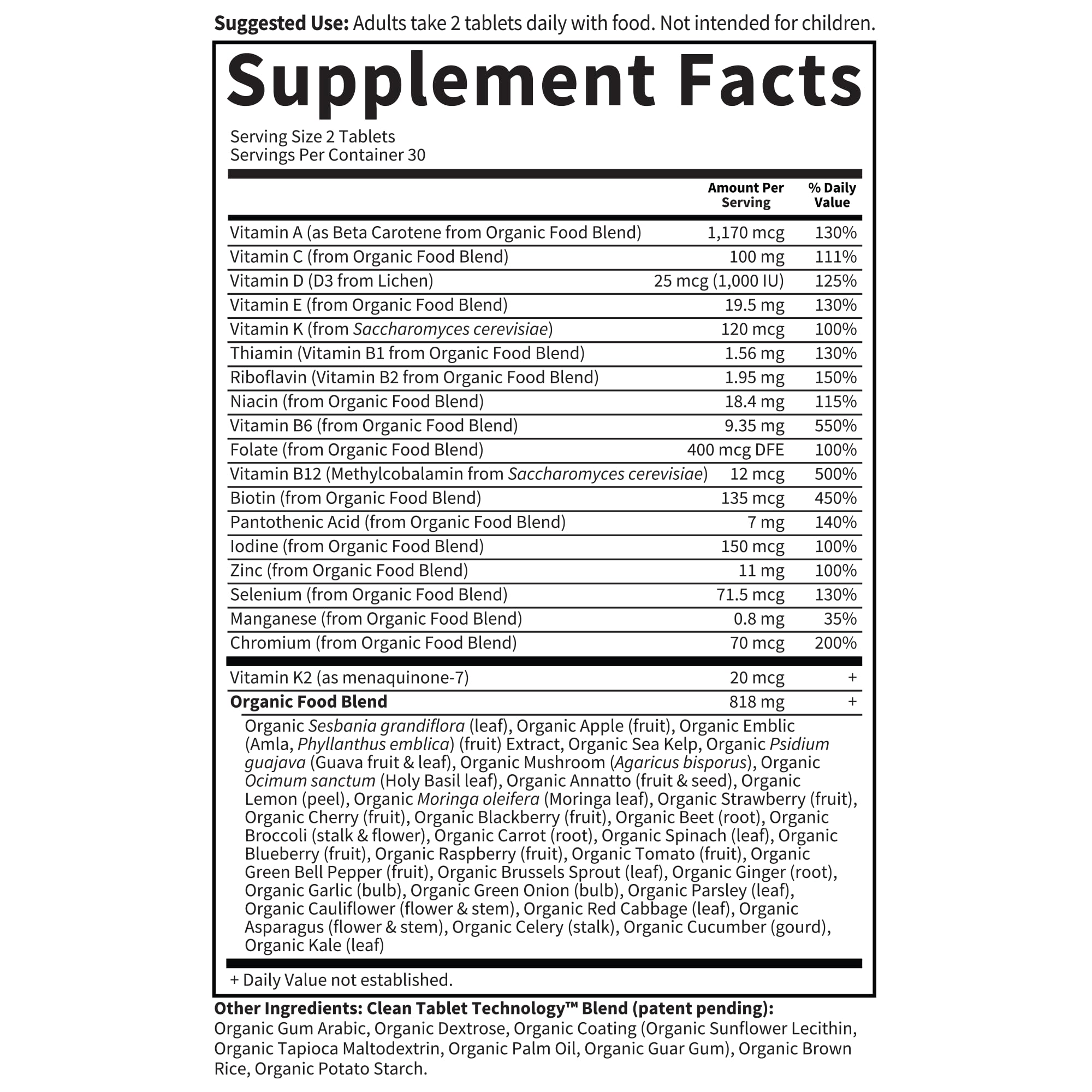 Garden of Life Organics Whole Food Multivitamin for Men, 60 Tablets, Vegan Mens Vitamins and Minerals for Health and Well-Being Garden of Life uk supplements