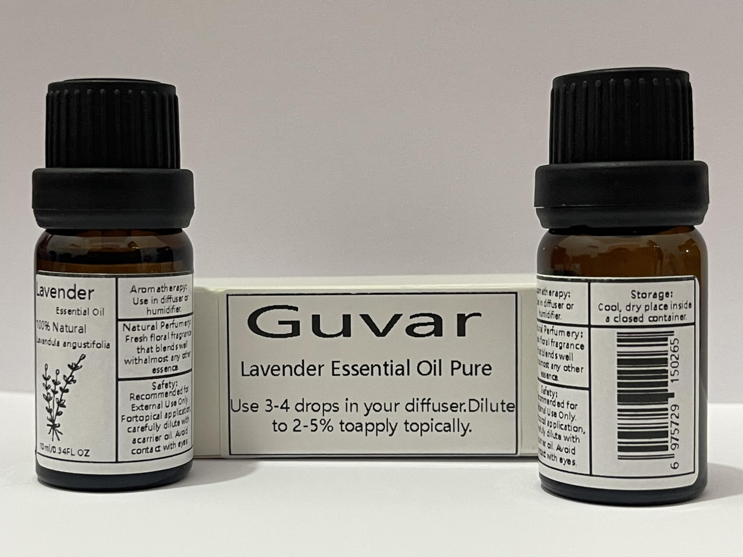 Guvar Lavender Essential Oil Pure for Diffuser for Aromatherapy and Home 100% Pure Natural Extraction Guvar uk supplements