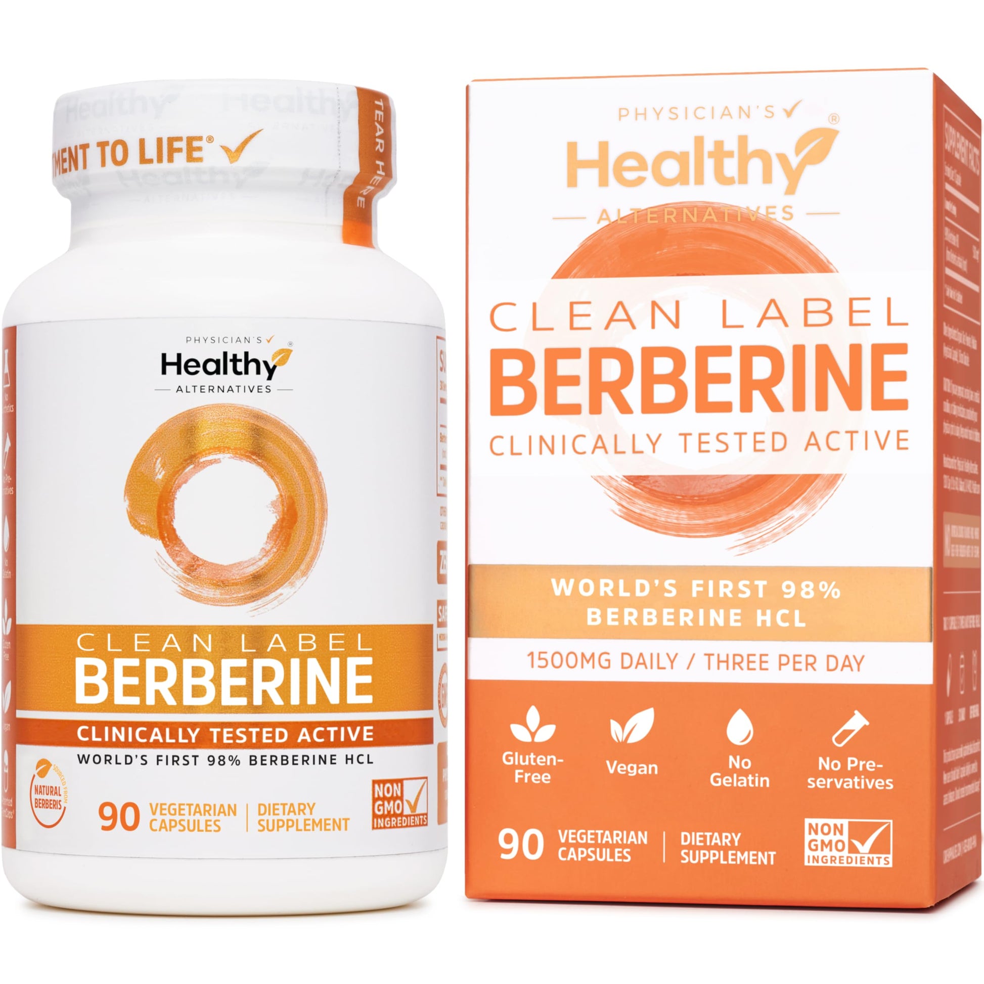Clean Label Berberine Supplement 1500mg - Ultra Pure 98% Berberine HCl, Highest Purity Physician's Healthy Alternatives uk supplements