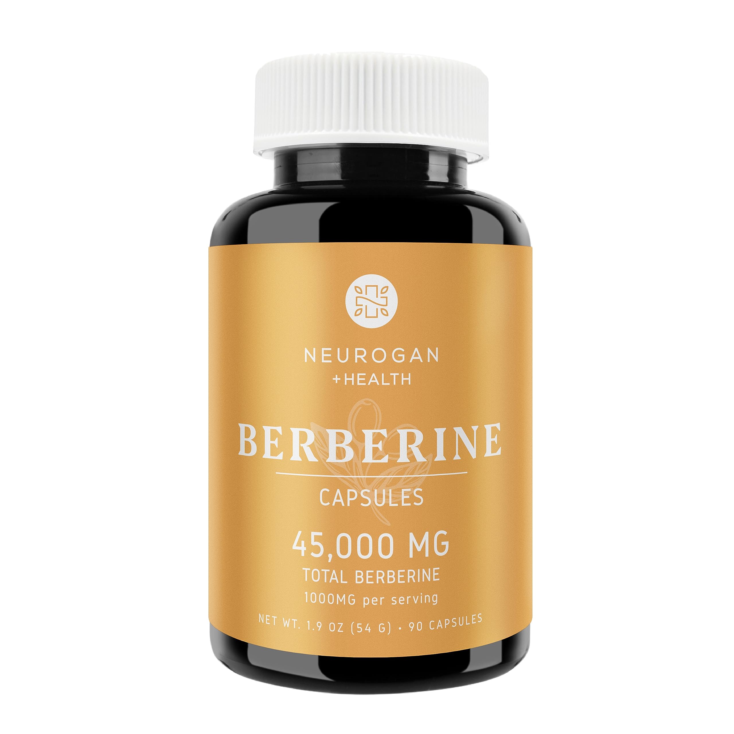 Neurogan Berberine Supplement Capsules, Weight Management Support - 45,000MG Natural Neurogan uk supplements