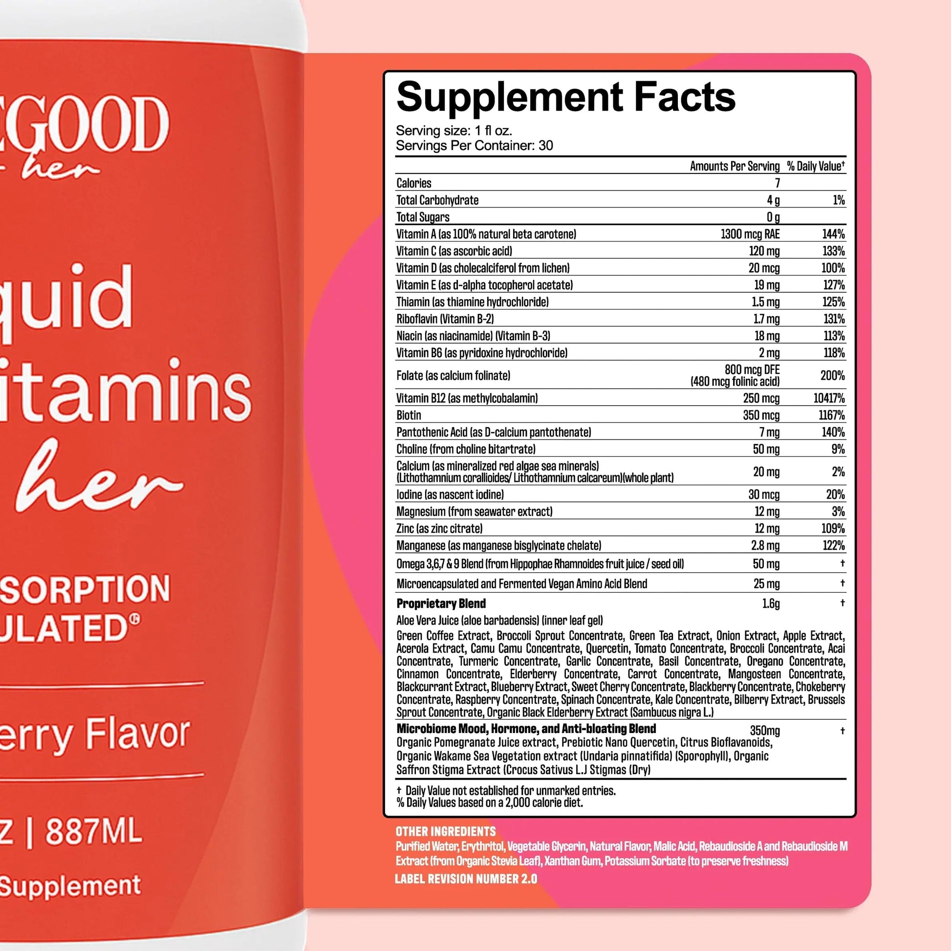 PureGood Women’s Liquid Multivitamin | 70+ Nutrients, Superfoods & Omegas | High Absorption Daily Supplement | PureGood uk supplements
