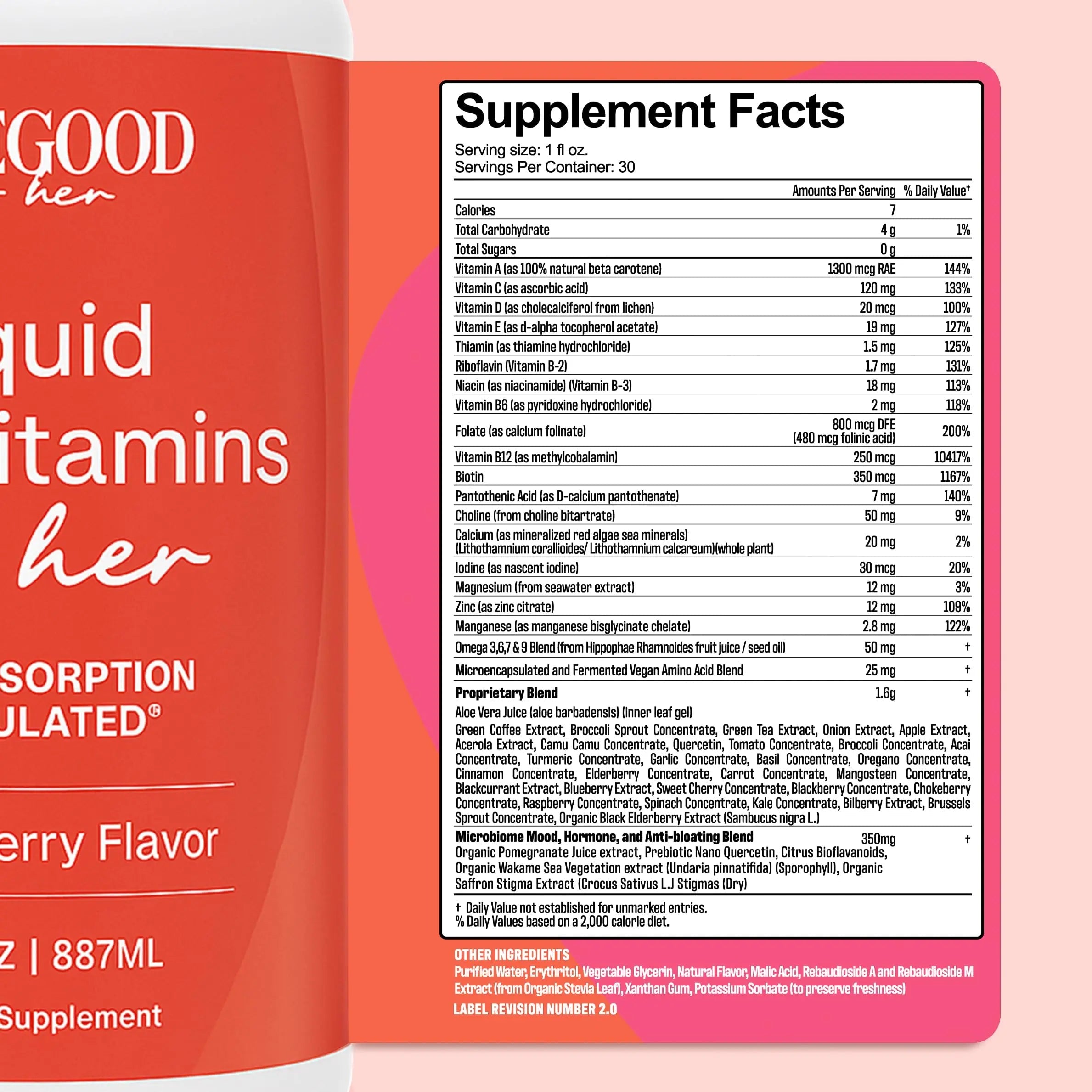 PureGood Women’s Liquid Multivitamin | 70+ Nutrients, Superfoods & Omegas | High Absorption Daily Supplement | PureGood uk supplements