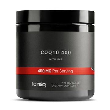 Ultra High Purity CoQ10 400mg - 98% Purified Third-Party Tested CoQ10 Supplement Toniiq uk supplements