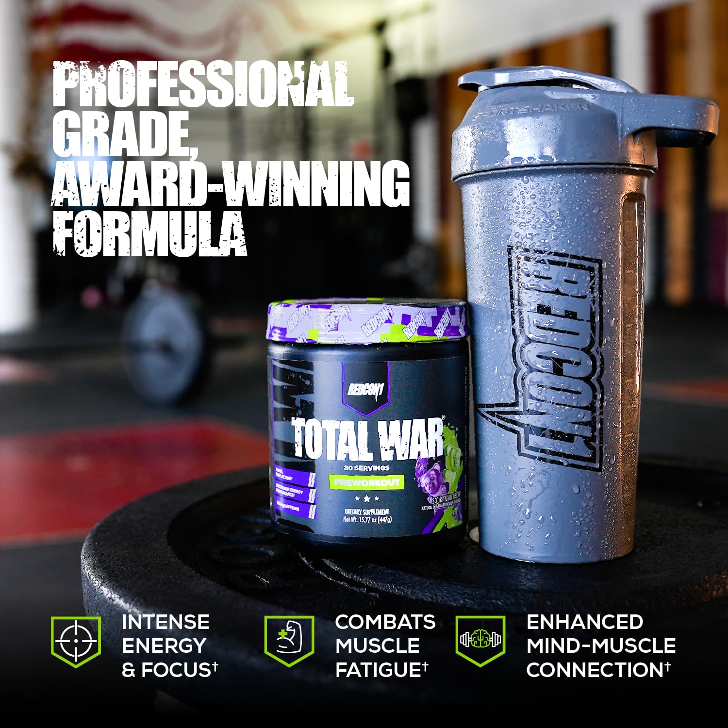 REDCON1 Total War Pre Workout - L Citrulline, Malic Acid, Green Tea Leaf Extract for Pump REDCON1 uk supplements