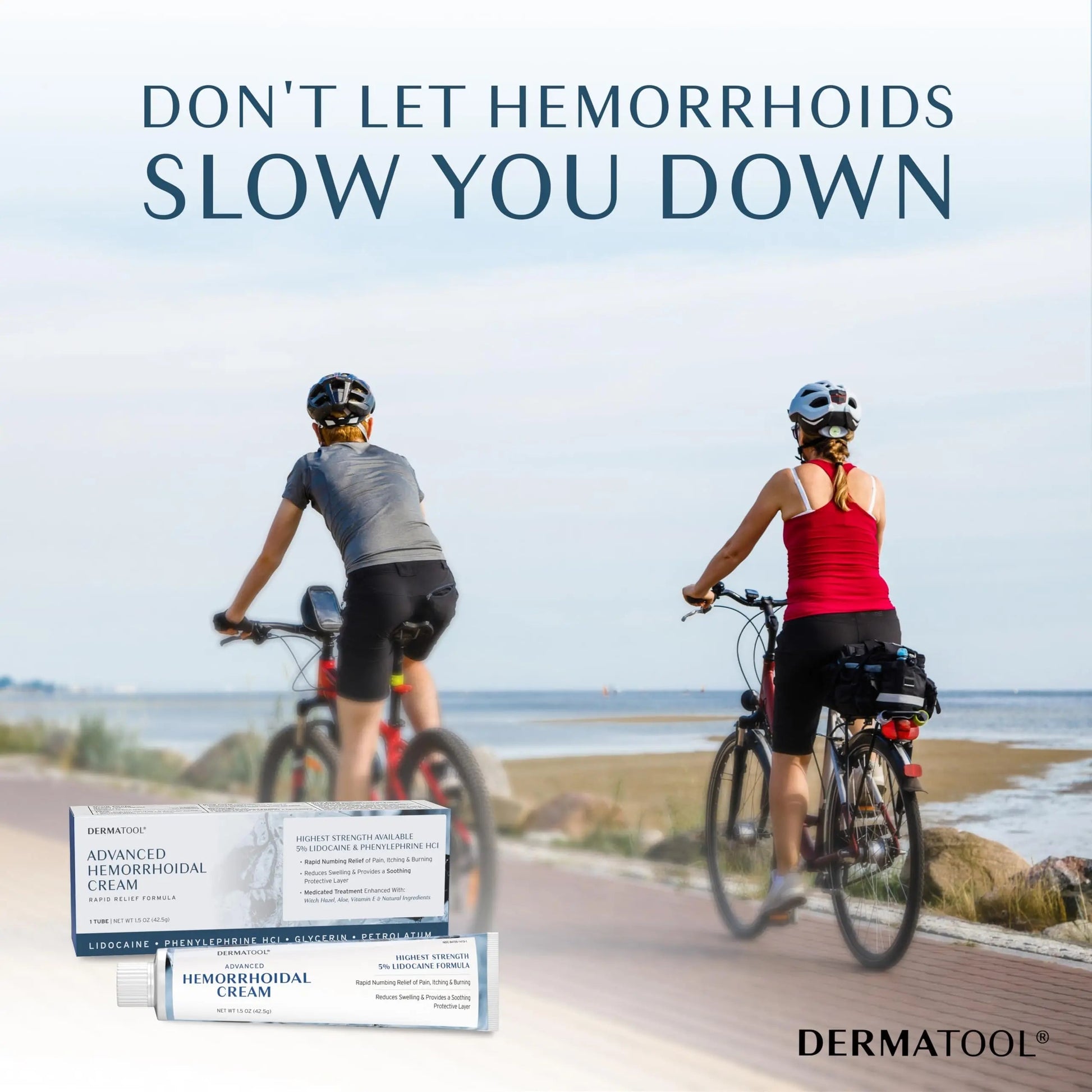 Hemorrhoid Treatment - Advanced Hemorrhoid Cream 5% Lidocaine & Phenylephrine - Hemorrhoid Shrinking Treatment - Rapid Relief of Pain, Swelling, Bleeding, Itching and Burning - Fissure & Hemorrhoids DERMATOOL uk supplements