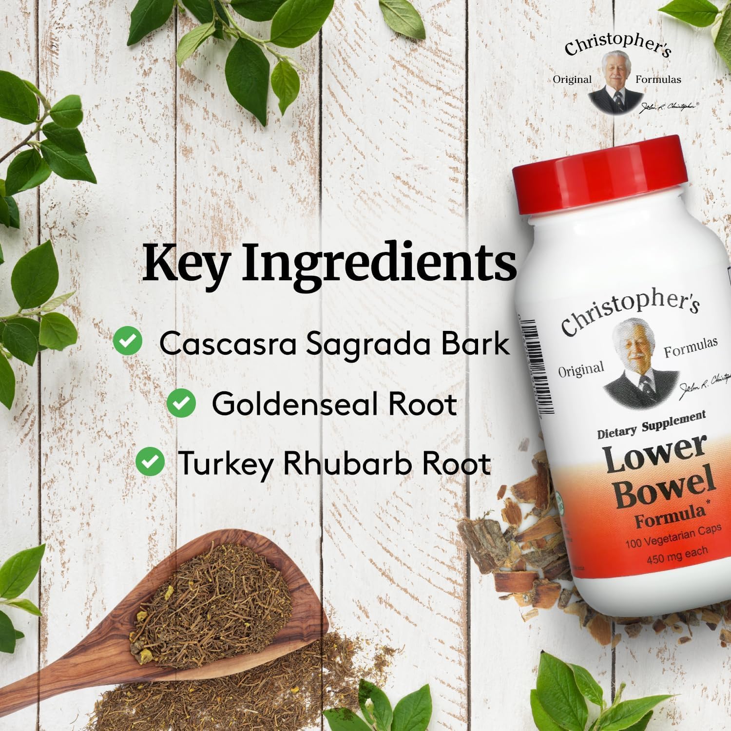 Dr. Christopher's Lower Bowel Cleanse Formula Capsules - Herbal Laxative Colon Dr. Christopher's uk supplements
