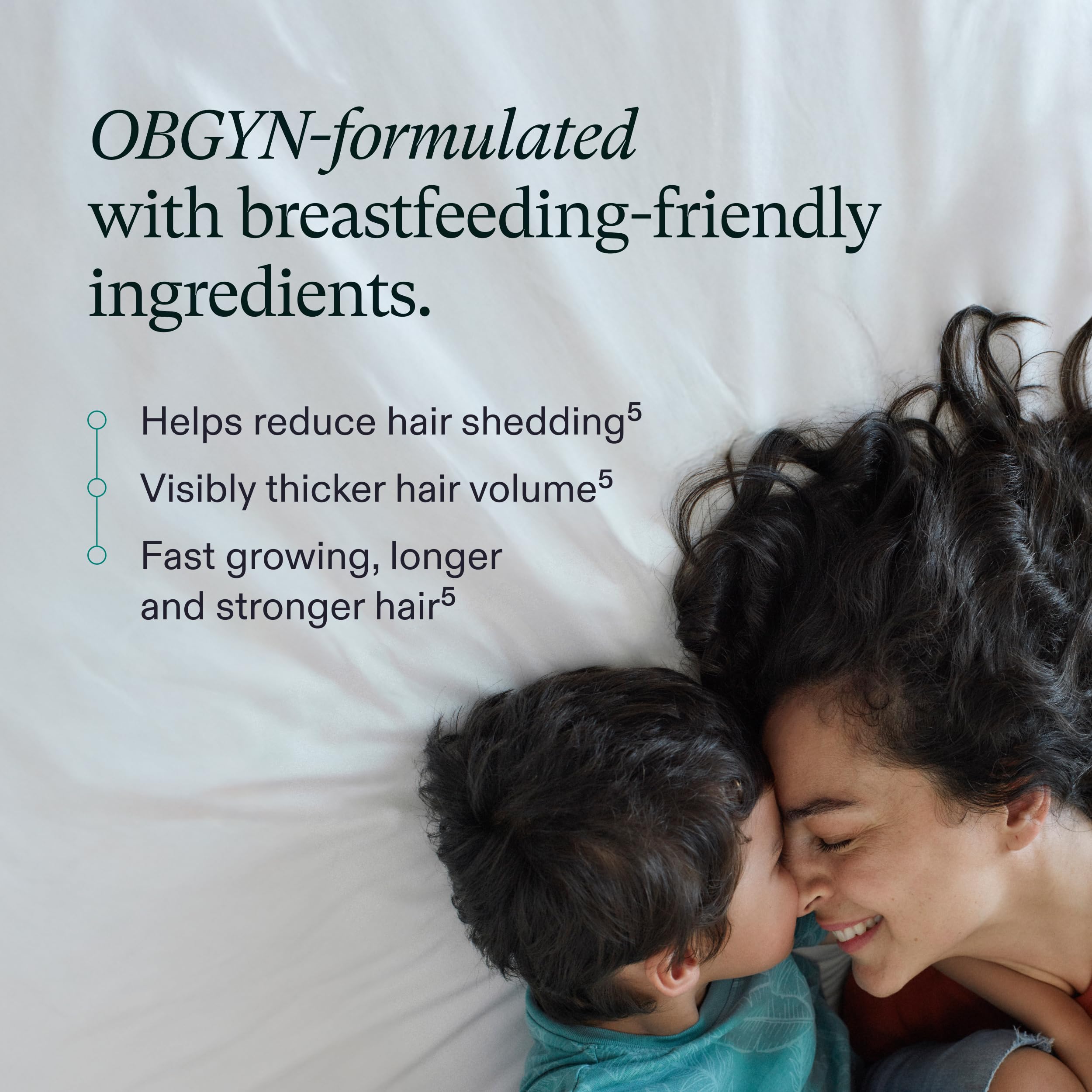 Nutrafol Postpartum Hair Growth Supplements, Clinically Tested for Visibly Thicker Hair and Less Shedding, Breastfeeding-friendly - 1 Month Supply Nutrafol uk supplements