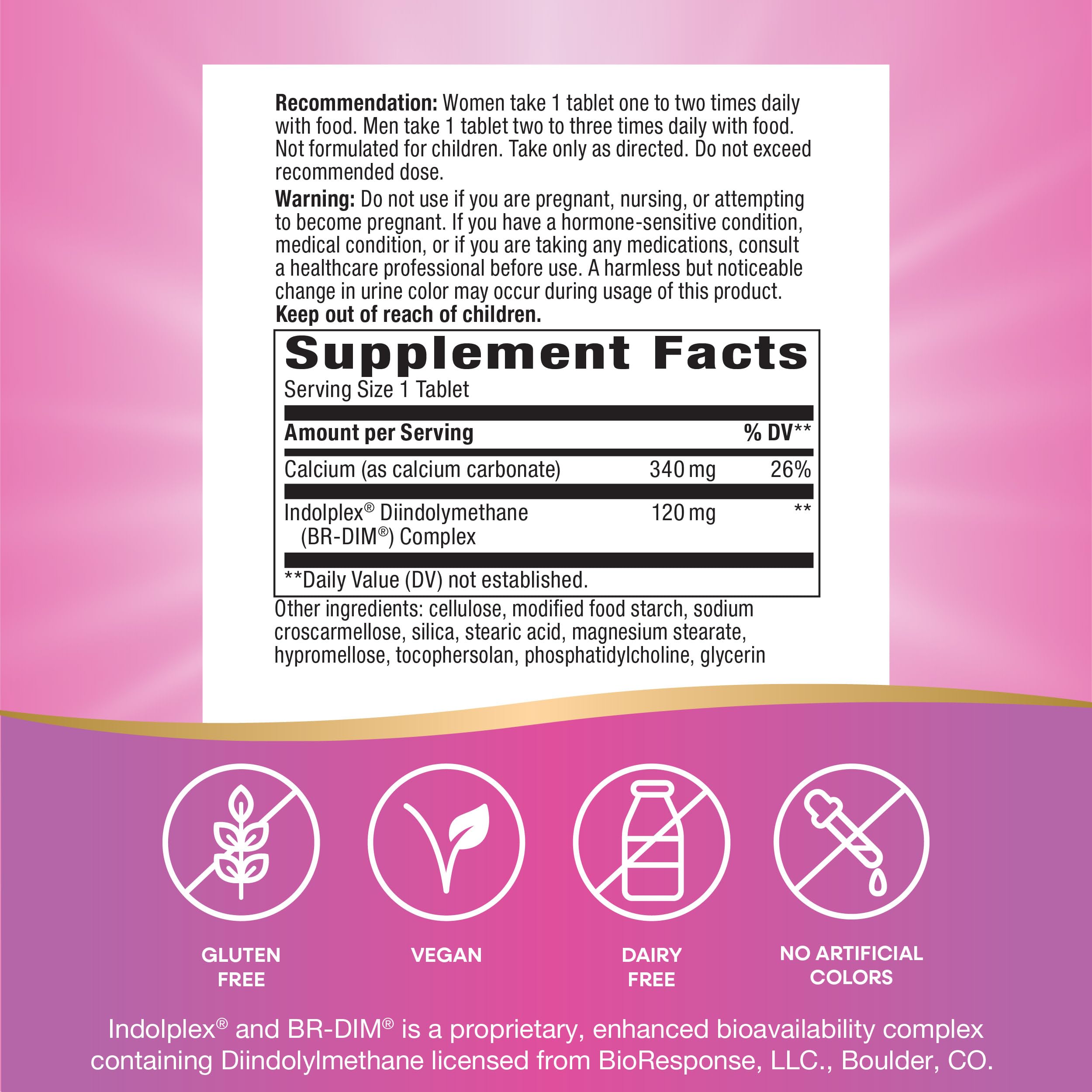 Nature's Way Estrobalance, Absorbable BR-DIM, Supports Healthy Estrogen Metabolism*, Vegan, Gluten Free, 60 Tablets (Packaging May Vary) Nature's Way uk supplements