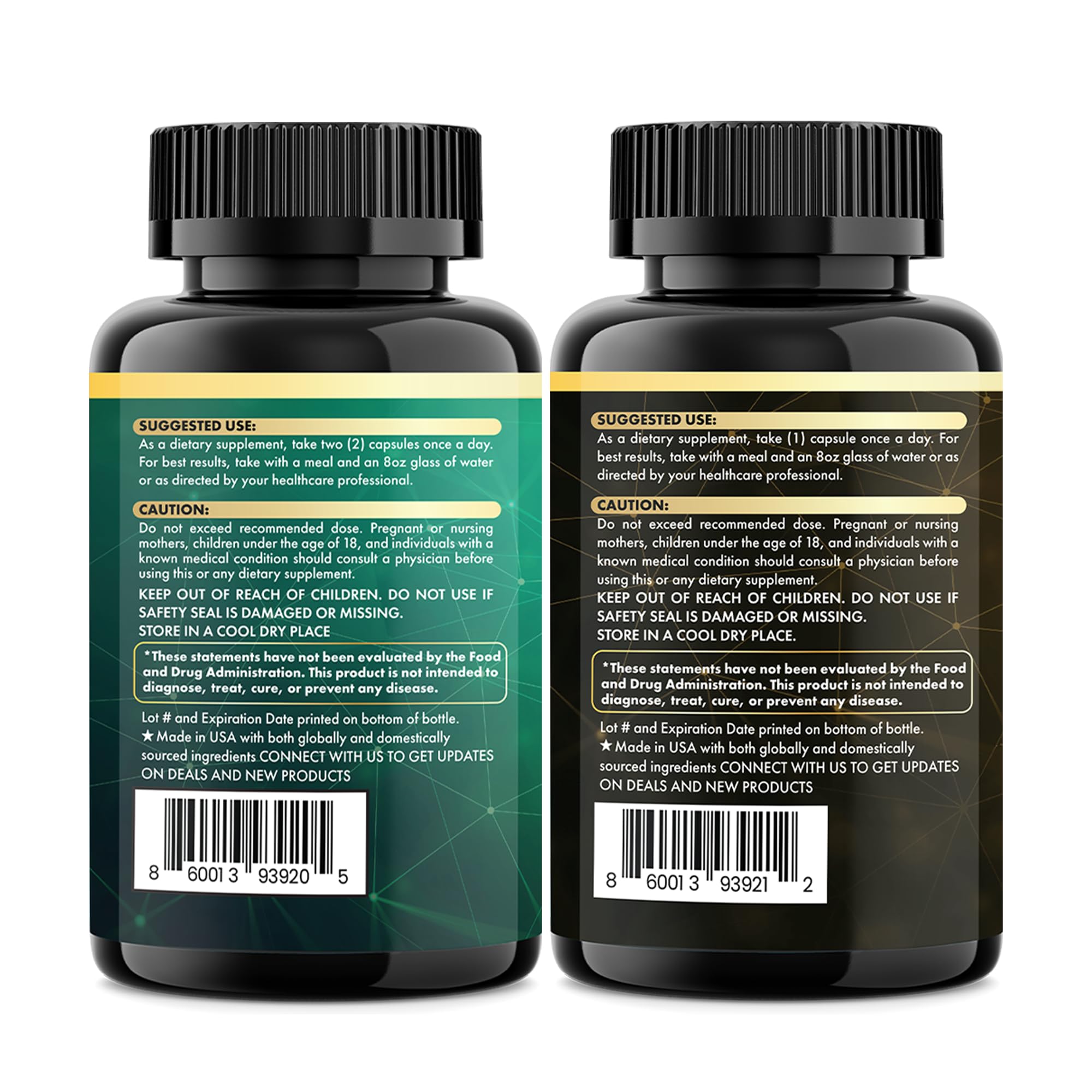 Parrox Shilajit and Sea Moss Bundle, Sea Moss 350mg, Black Seed Oil 200mg, Ashwagandha 100mg, Turmeric, Shilajit 300mg, Rhodiola Rosea 100mg, Panax Ginseng 50mg, Dynamic Vitality Bundle (2 Pack) Parrox uk supplements