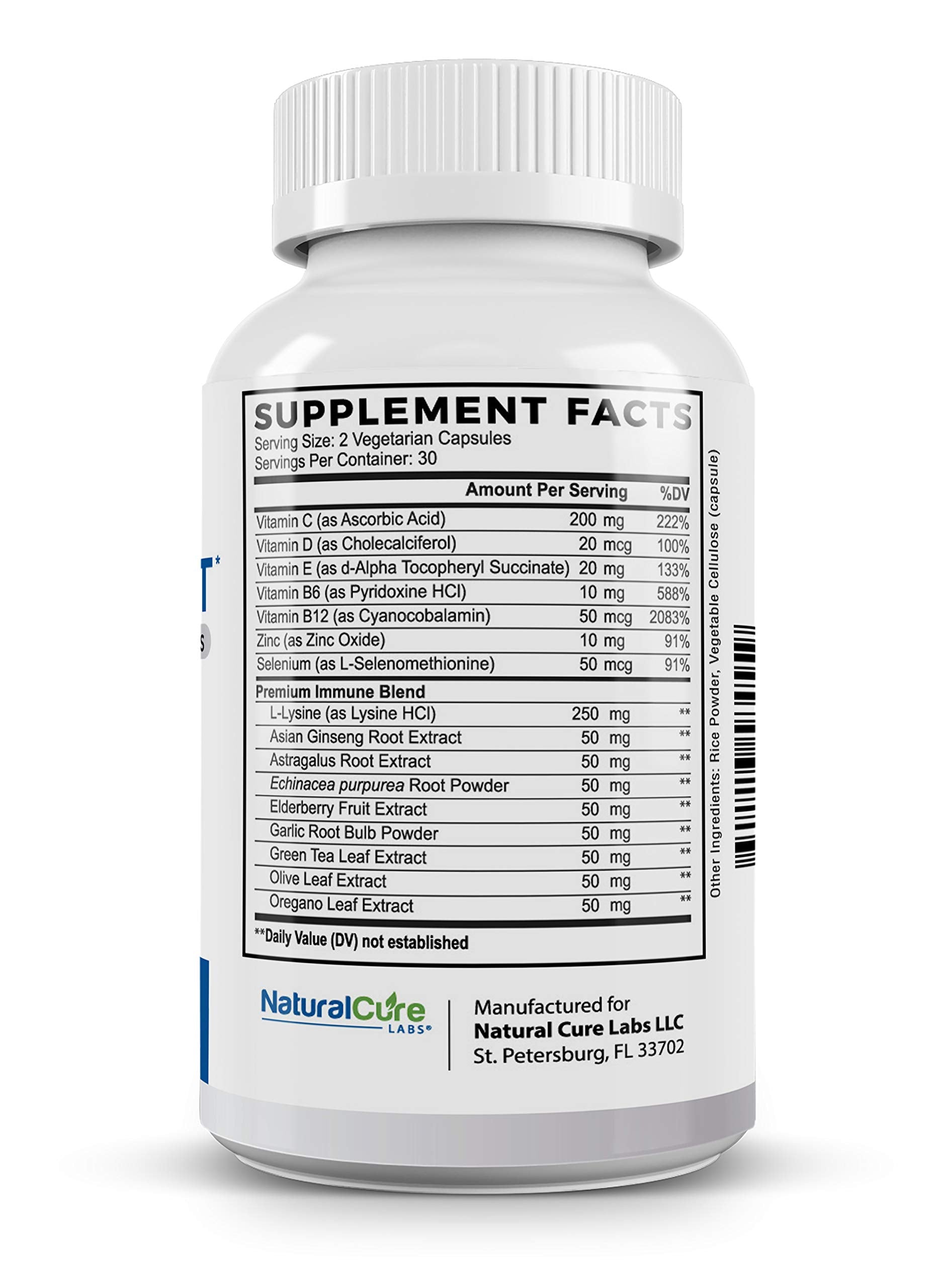 Natural Cure Labs Premium Immune Support Natural Cure Labs uk supplements
