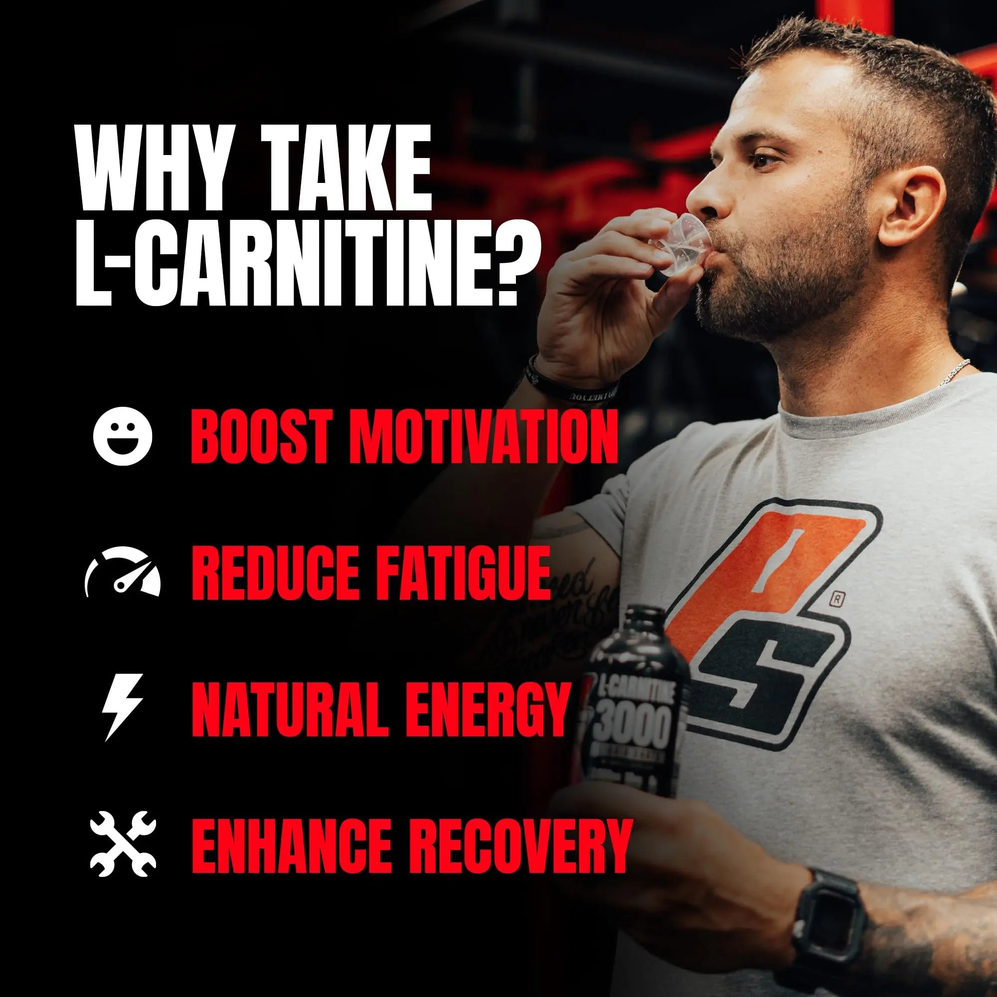 ProSupps L-Carnitine Liquid 3000, Stimulant-Free Liquid Shots for Men & Women - Clean Workout Drink for Energy, Performance & Muscle Recovery ProSupps uk supplements