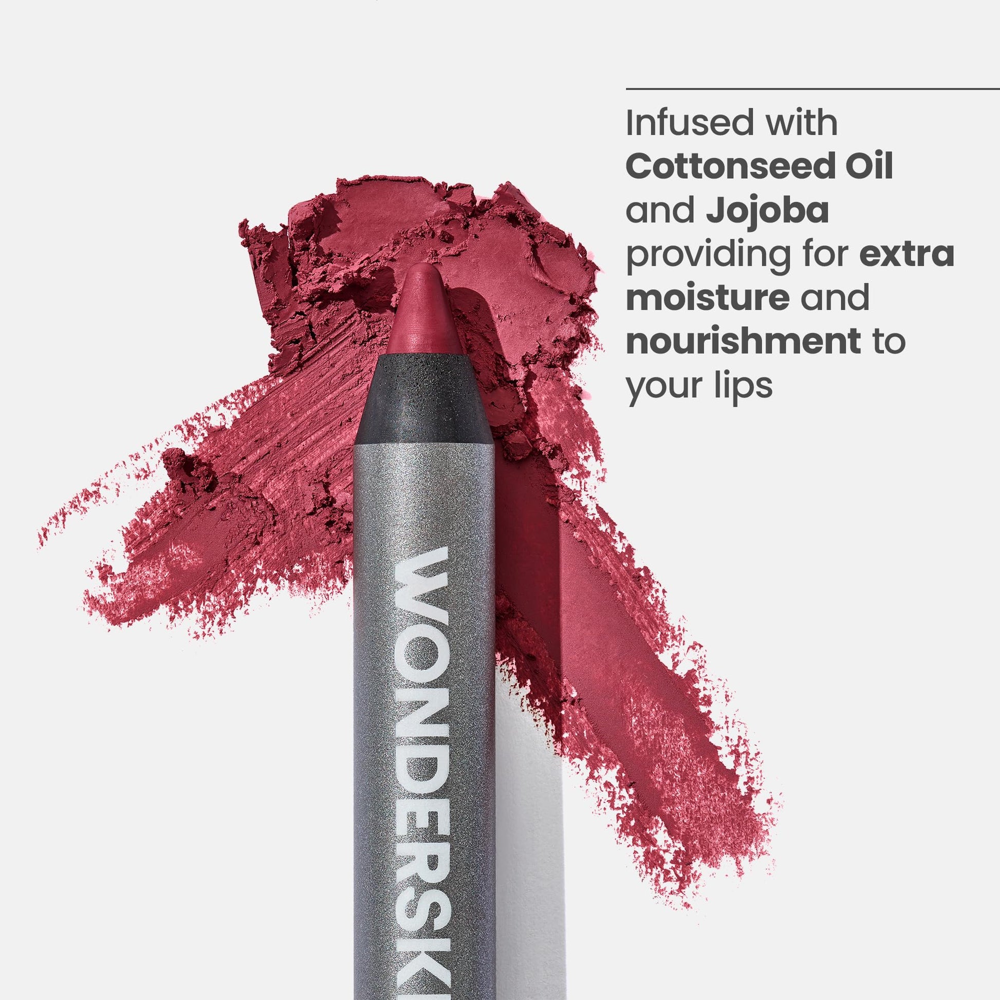 Wonderskin Lipliner Pencil - 360 Contour Lipliner, Long Lasting, Sharpenable, Waterproof and Transfer-Proof Nude Lip Liner Pencil (Rosewood) Wonderskin uk supplements