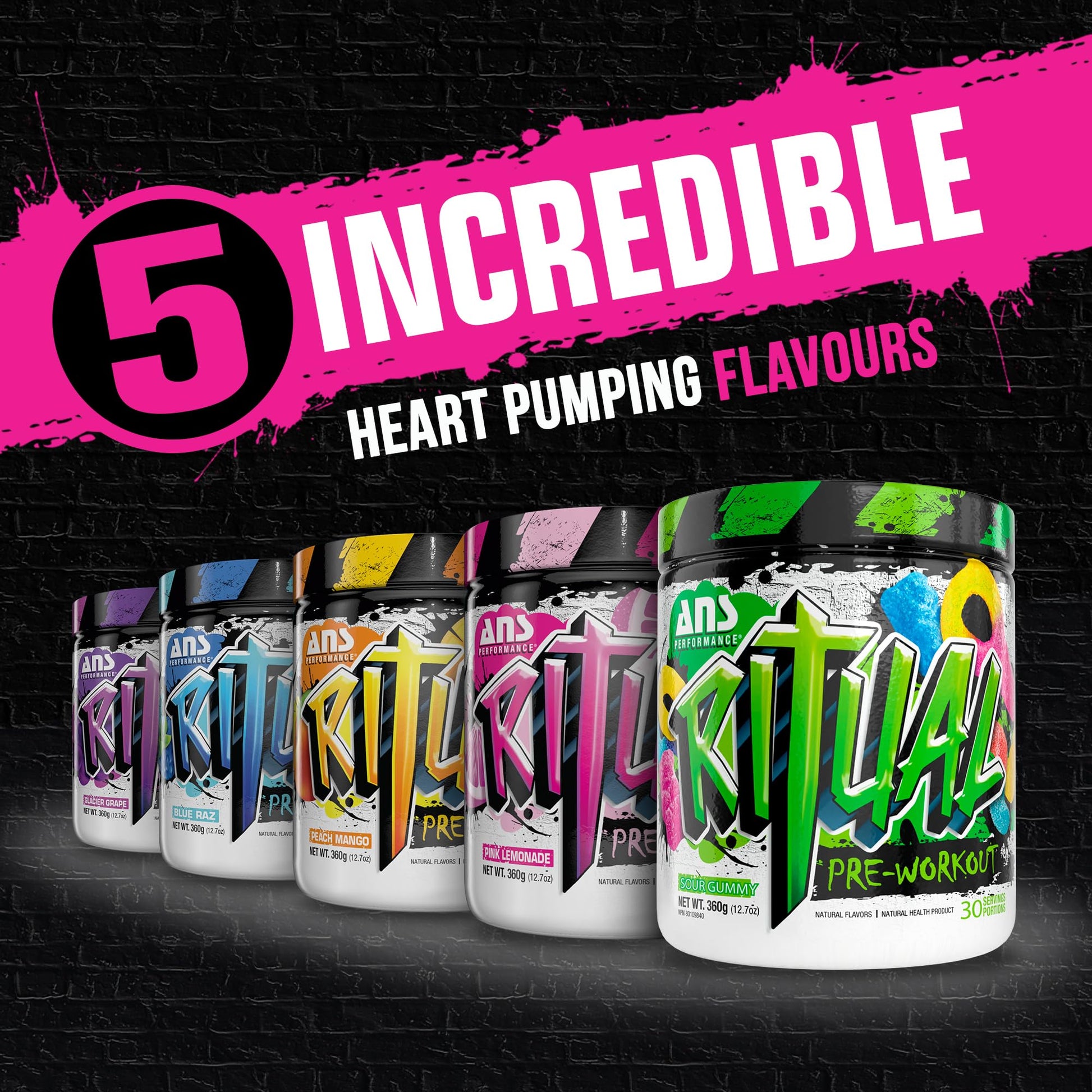 ANS Performance Ritual Pre Workout (30 Servings, 12.7 oz) - Complete Preworkout Formula ANS Performance uk supplements