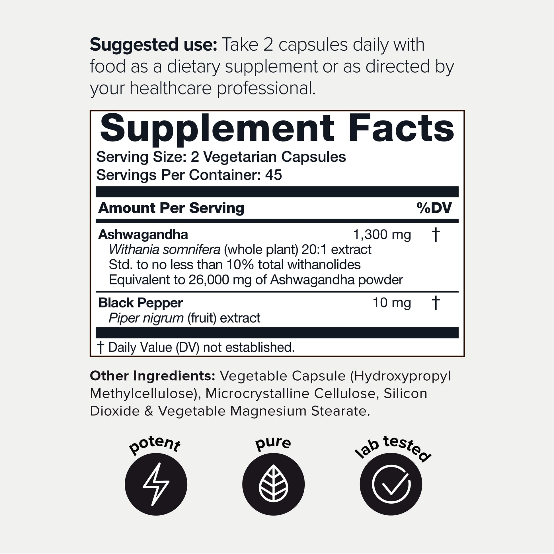 Toniiq 26,000mg 20x Concentrated Extract - 10% Withanolides - Ultra High Strength Toniiq uk supplements