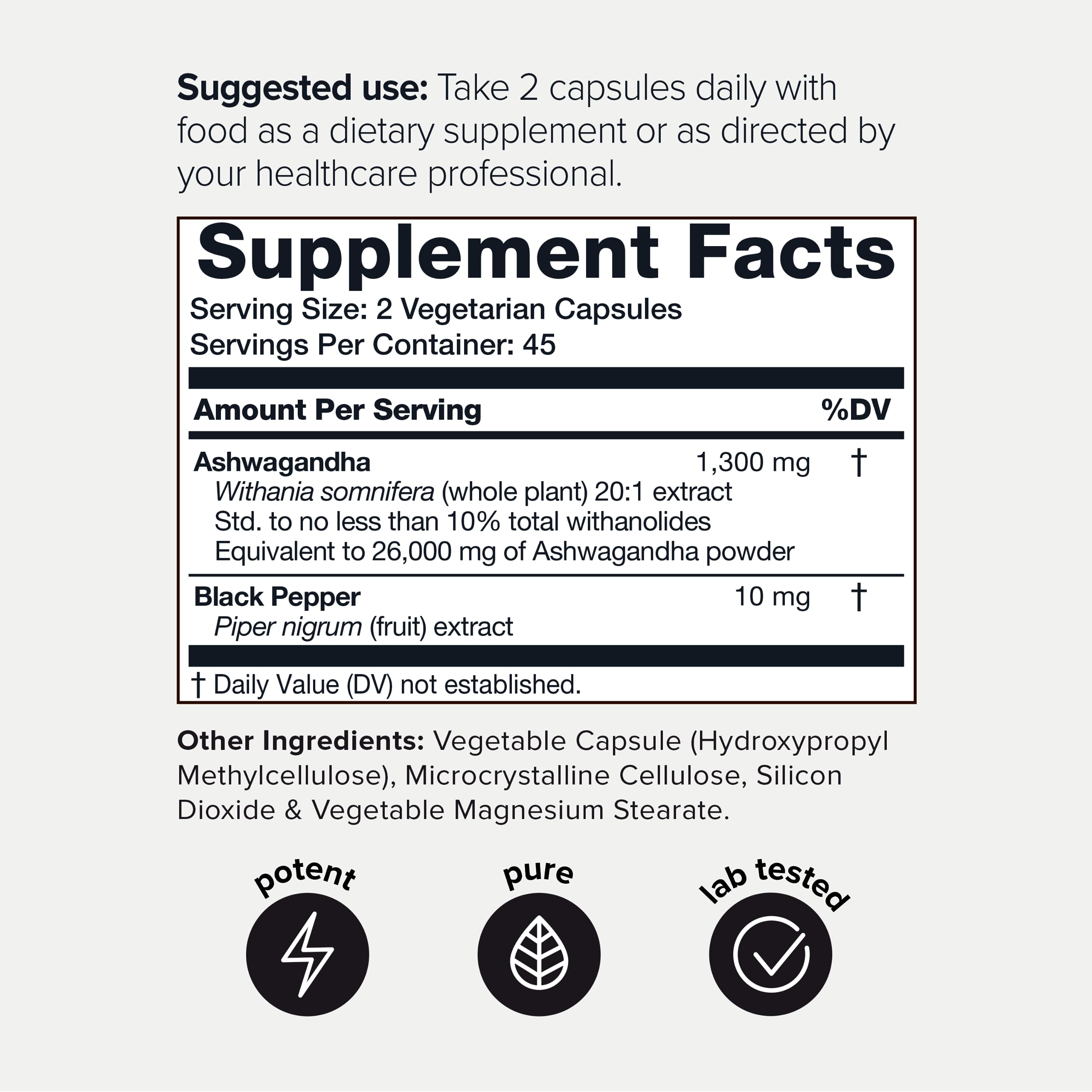 Toniiq 26,000mg 20x Concentrated Extract - 10% Withanolides - Ultra High Strength Toniiq uk supplements