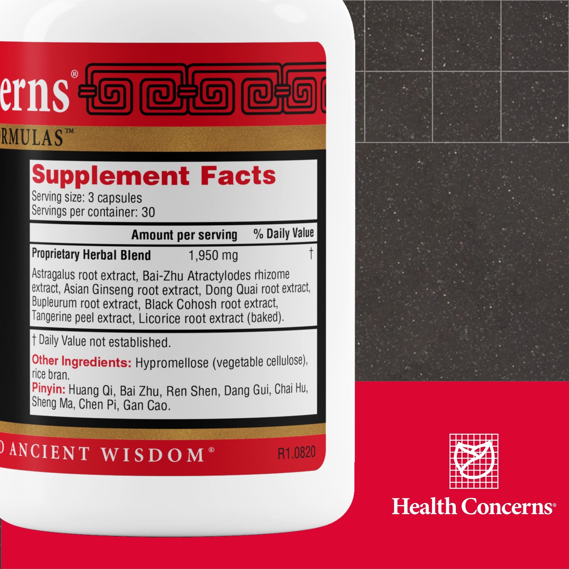 Health Concerns Raise Qi – Energy & Immune System Support – Bu Zhong Yi Qi Wan Formula – Astragalus, Ginseng & Dong Quai Herbal Supplement for Weakness, Digestion & Yang Qi Balance – 90 Capsules Health Concerns uk supplements