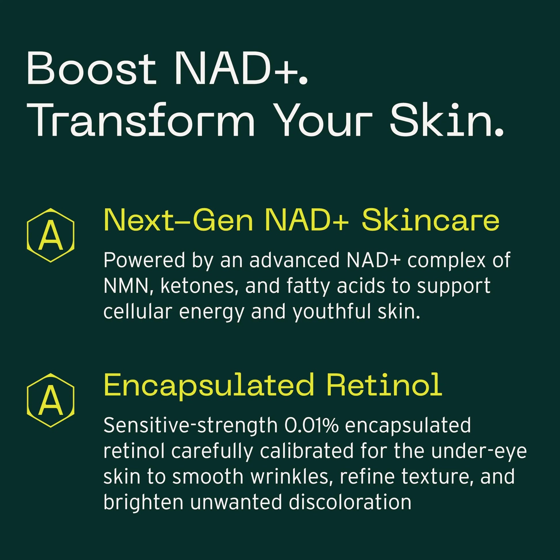 Aramore NAD+ Cell Energizing Skin Care Treatment with Proprietary NAD+ Precursor Complex, Clinically Proven to Target 12 Signs of Aging - 15ml Aramore uk supplements