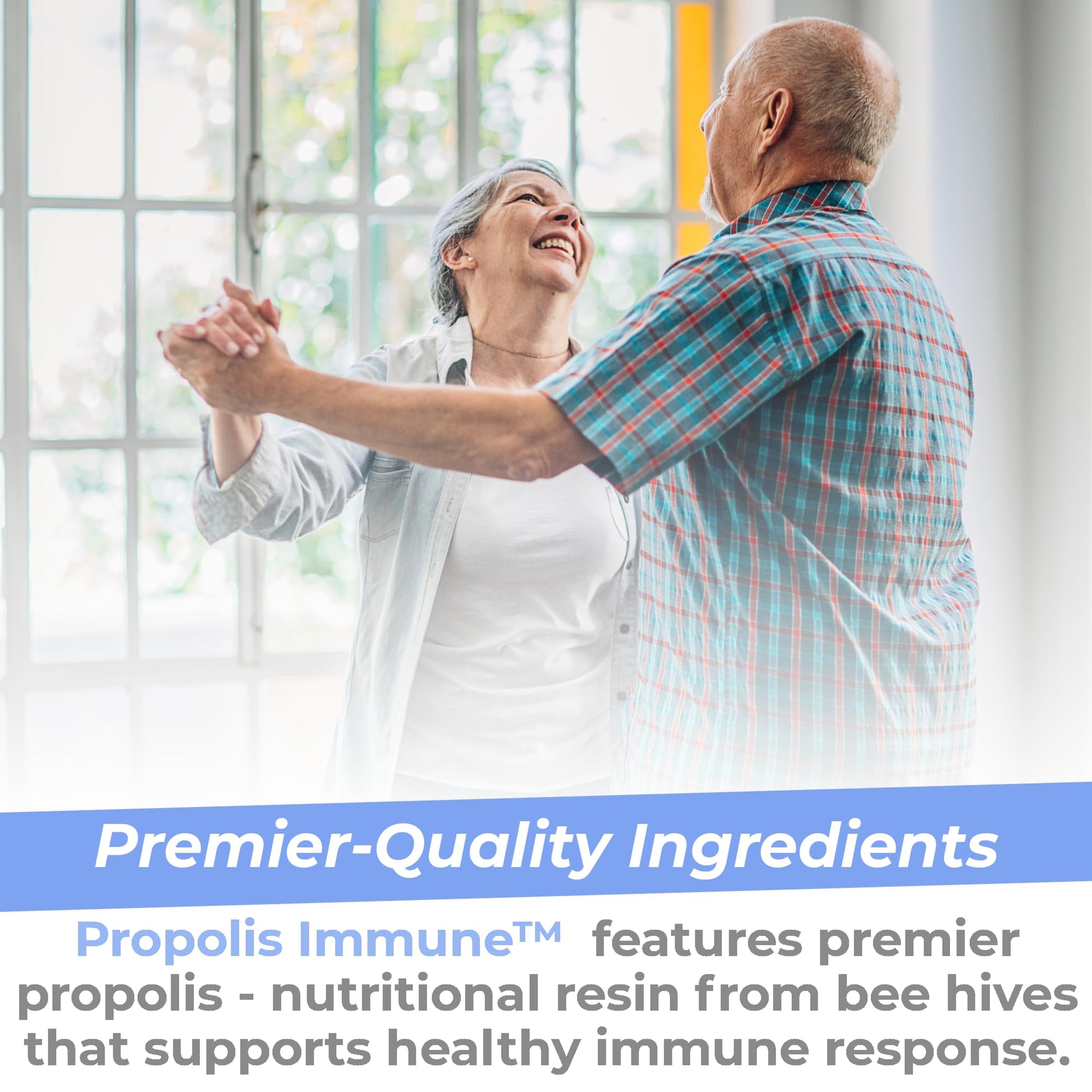 Premier Research Labs Propolis Immune - Bee Propolis Capsules, Bee Pollen Supplement, Propolis Extract Pills for Women & Men, Promotes Immune Health - 60 Vegetarian Capsules Premier Research Labs uk supplements