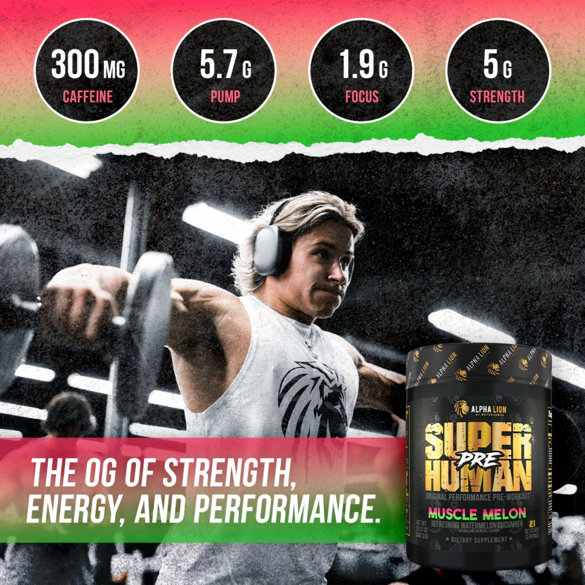 ALPHA LION Superhuman Pre Workout Powder & Post Workout Recovery Bundle, Sustained ALPHA LION uk supplements