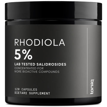 Toniiq Triple-Strength 600mg Rhodiola Rosea - 120 Capsules - 5% Salidroside Concentrated Extract - Highly Purified and Bioavailable Toniiq uk supplements