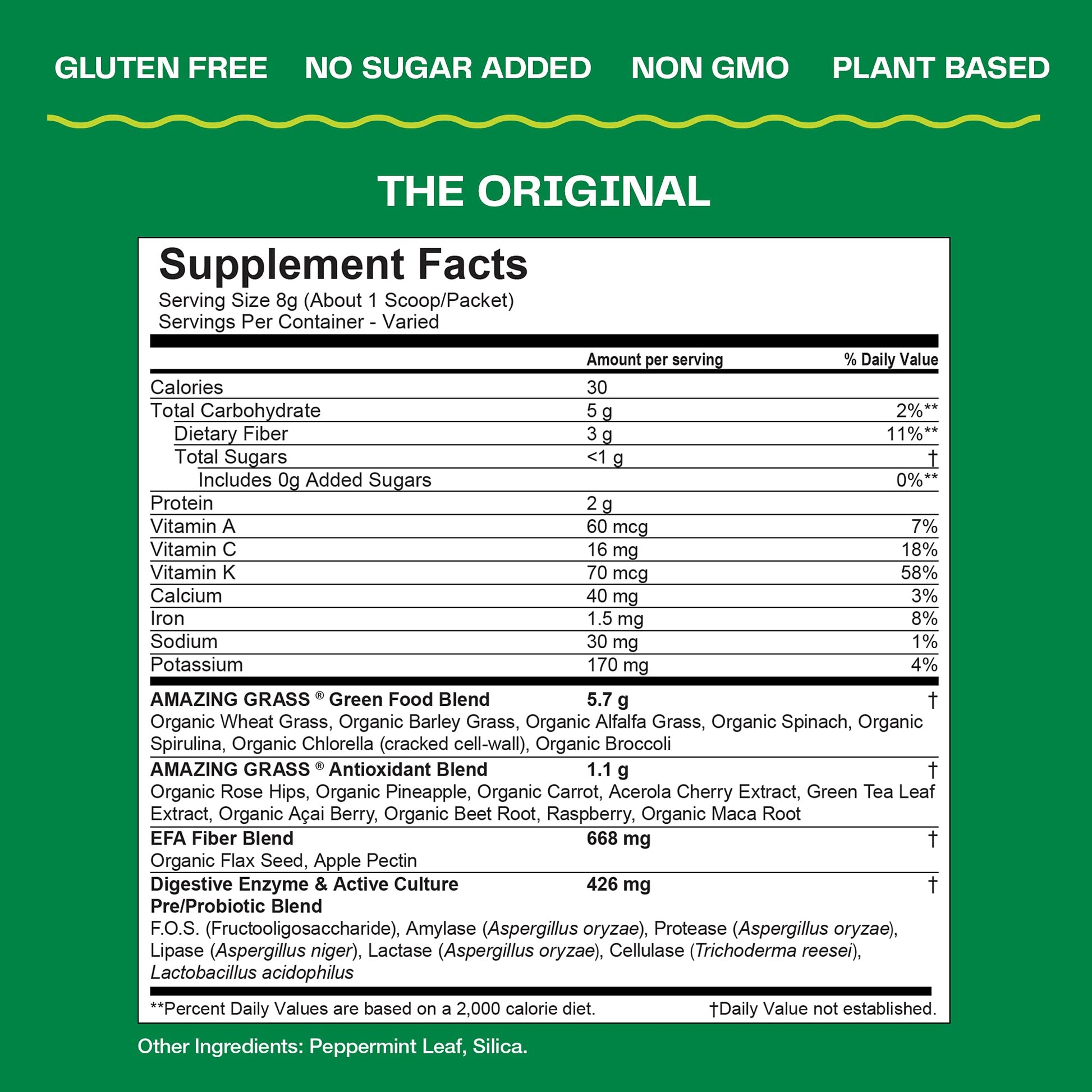 Amazing Grass Greens Blend Superfood: Super Greens Powder Smoothie Amazing Grass uk supplements