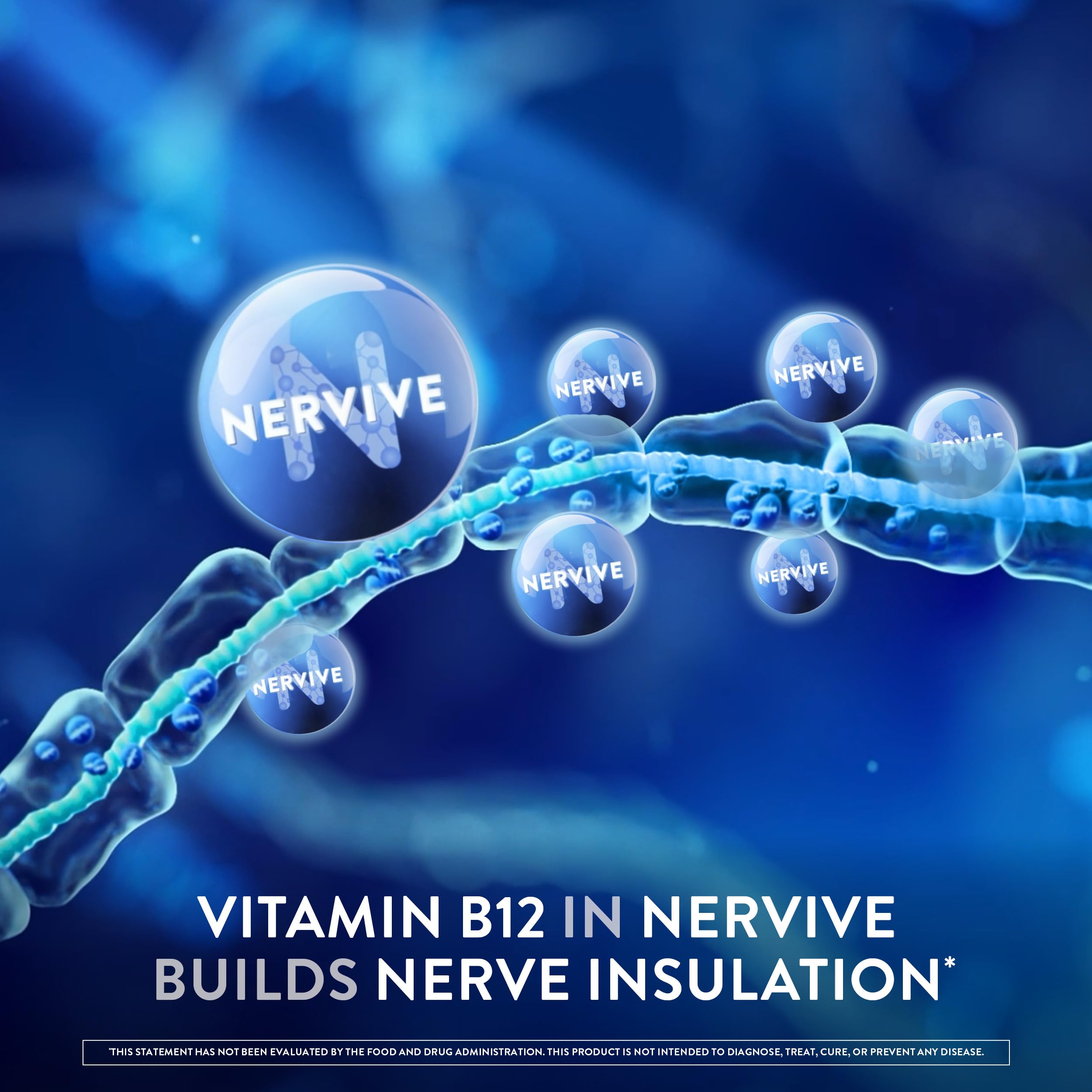 Nervive Nerve Health, Alpha Lipoic Acid, Fortify Nerve Health, Healthy Nerve Function, Healthy Blood Circulation, Supplement, Tablet, 60 Tablets Nervive uk supplements