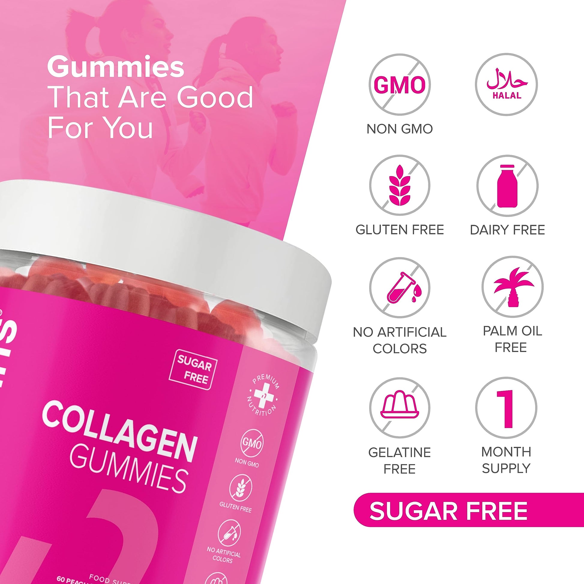 Collagen Gummies - Sugar Free Marine Collagen Gummies - Superior Type 1 Hydrolysed Collagen novomins uk supplements