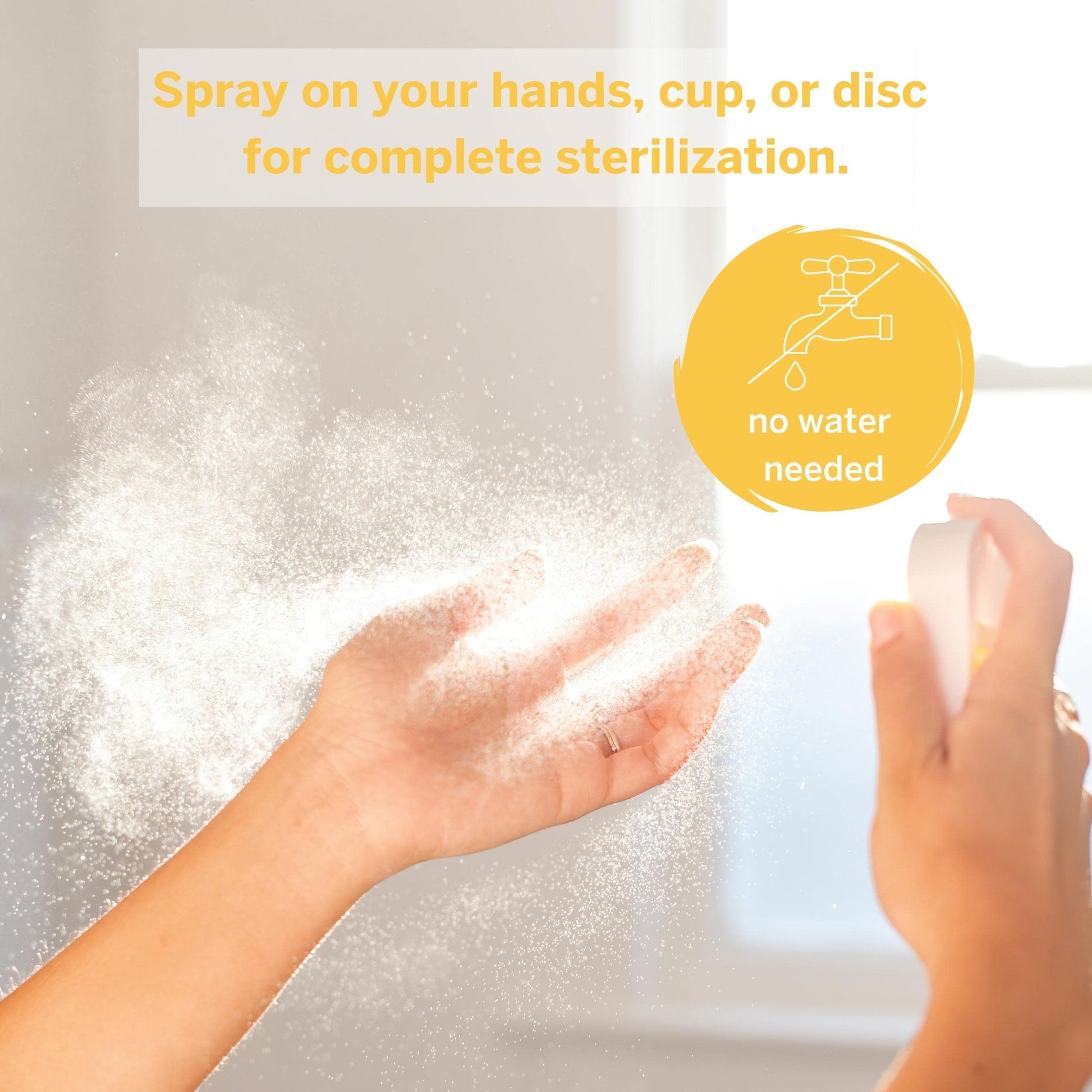 Pixie Sterilizer Spray for Menstrual Cups - Complete Sterilization in Just A Quick Spray - 100% Hypoallergenic Pixie Cup uk supplements