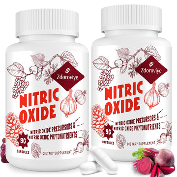 Zdoroviye Nitric Oxide Supplement for Men, 90 Capsules (2 Pack) Zdoroviye uk supplements