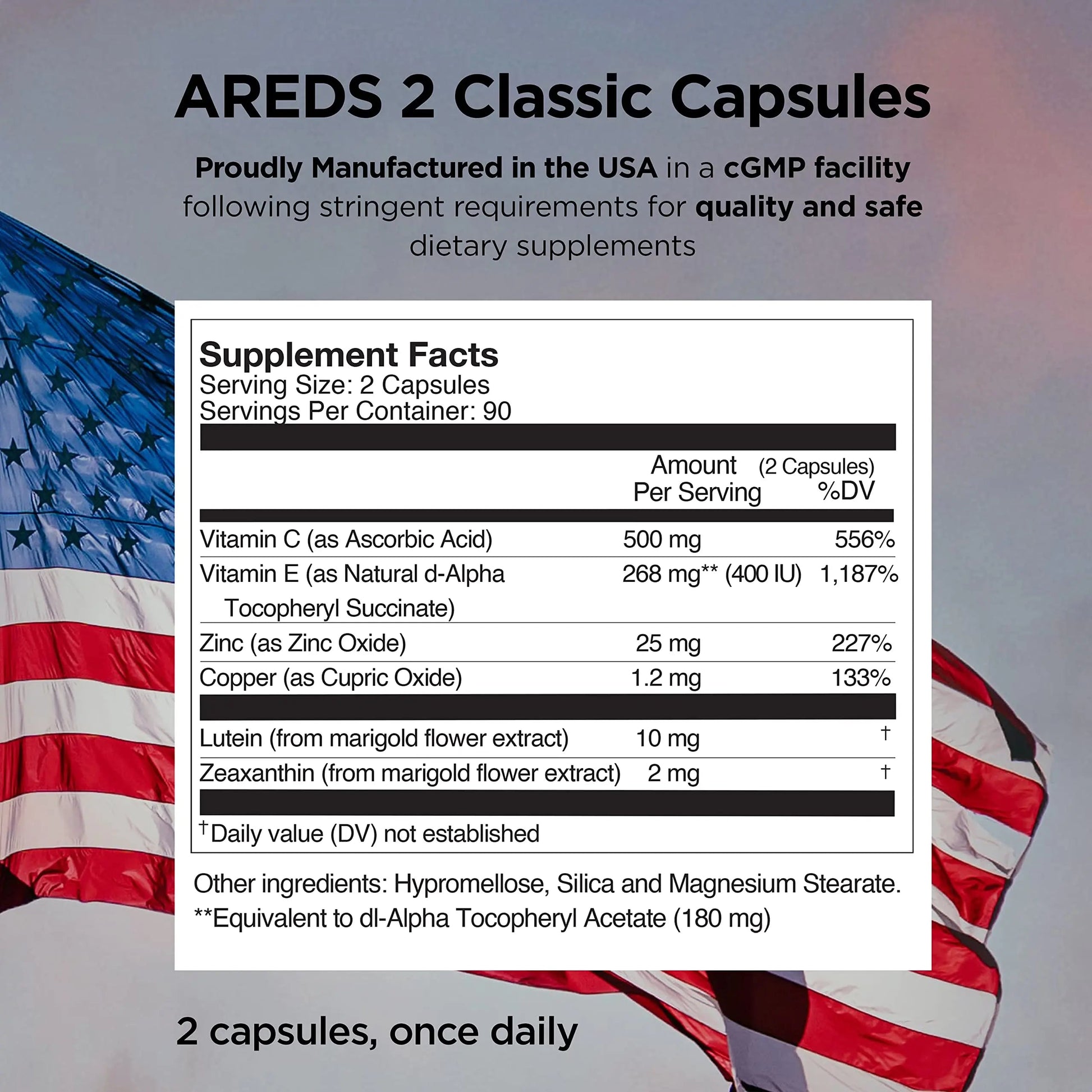 Viteyes AREDS 2 Capsules and Viteyes Multivitamin AREDS 2 Companion, Single Daily Dose Eye Vitamins, 3 Month Supply Viteyes uk supplements