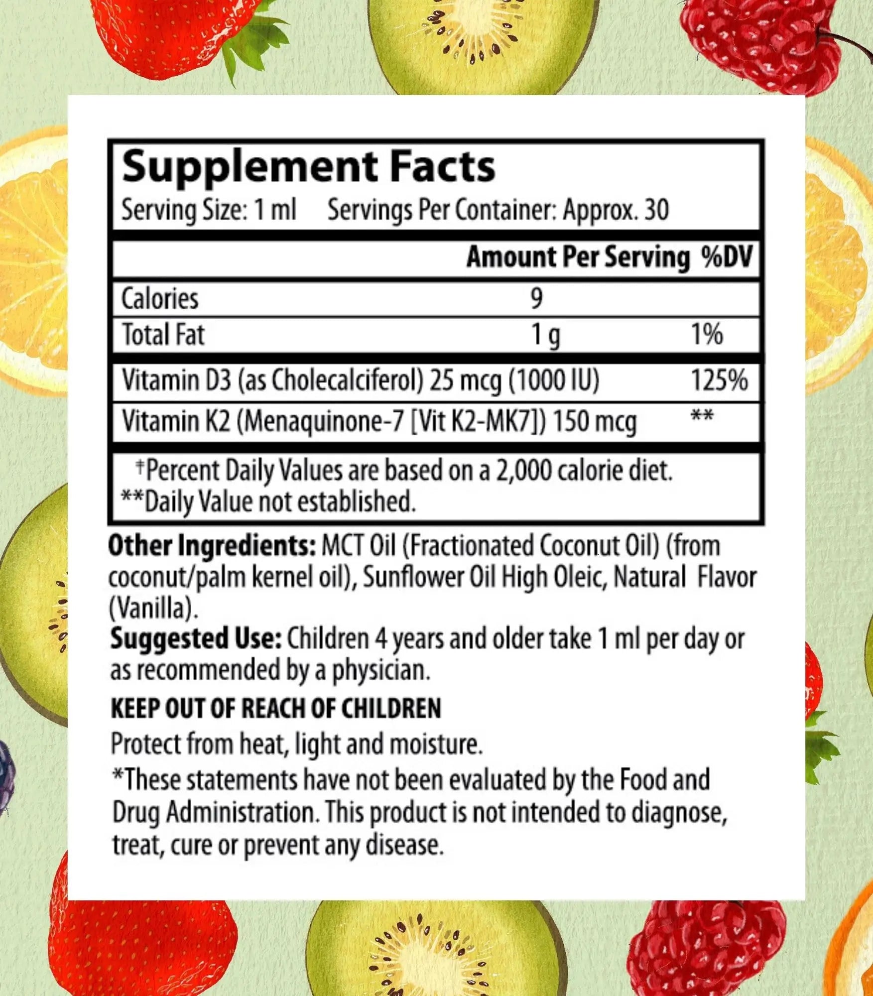 Go Healthy Kids Vitamins D3 K2 (MK-7), Child Vitamin D, Liquid Vegan D3 K2 Drops for Kids Go Healthy Natural uk supplements