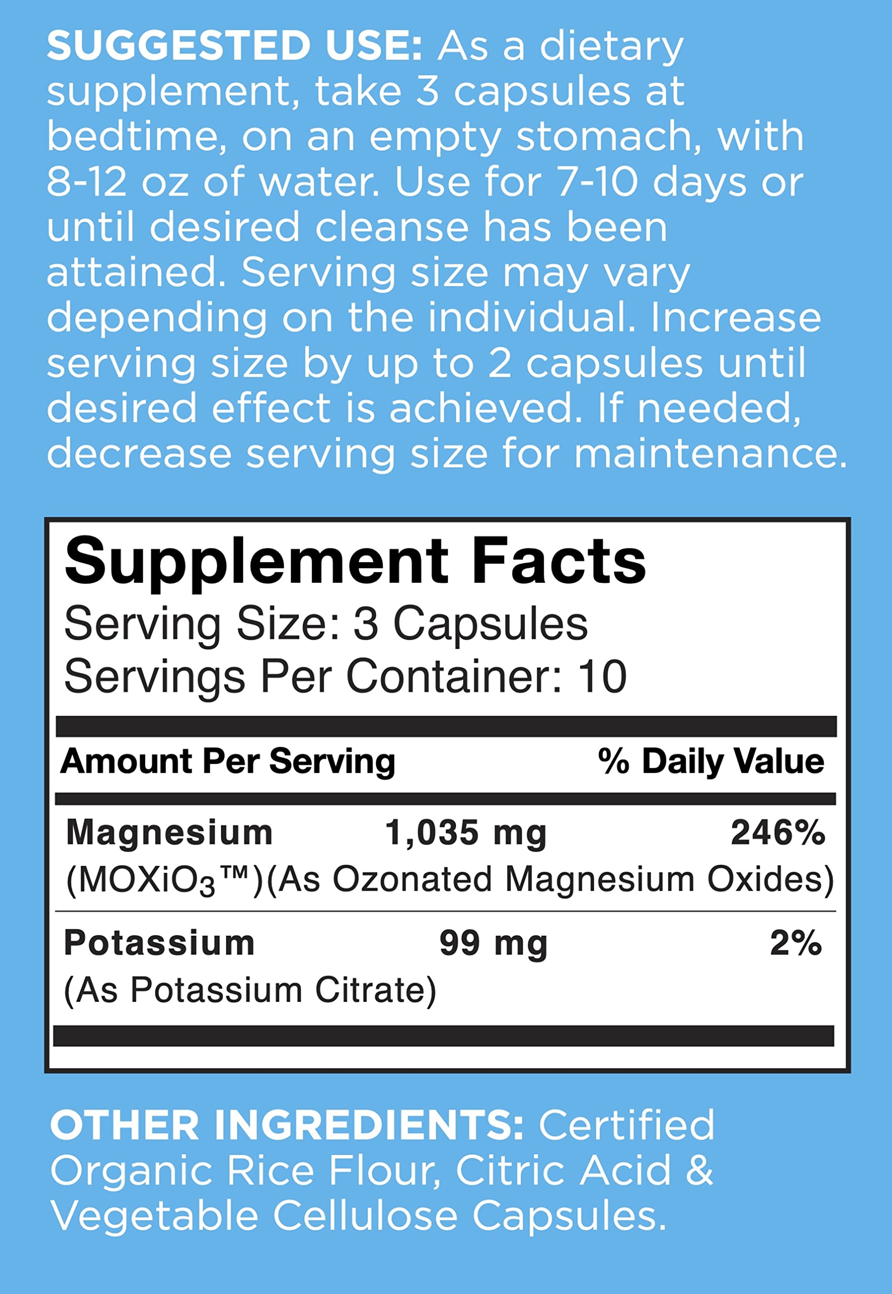 nbpure Mag O7 Oxygen Digestive System and Colon Cleanse and Detox Capsules nbpure uk supplements
