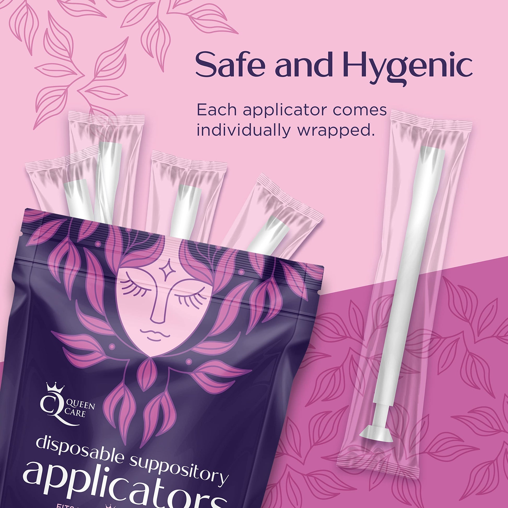 Queen Care - Disposable Suppository Applicator, Boric Acid Applicator, Feminine Care Suppository Applicator Queen Care uk supplements