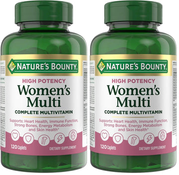 Nature's Bounty High Potency Women’s Complete Multivitamin, Daily Vitamin with Vitamin C, Supports Heart Health & Immune Function Nature's Bounty uk supplements