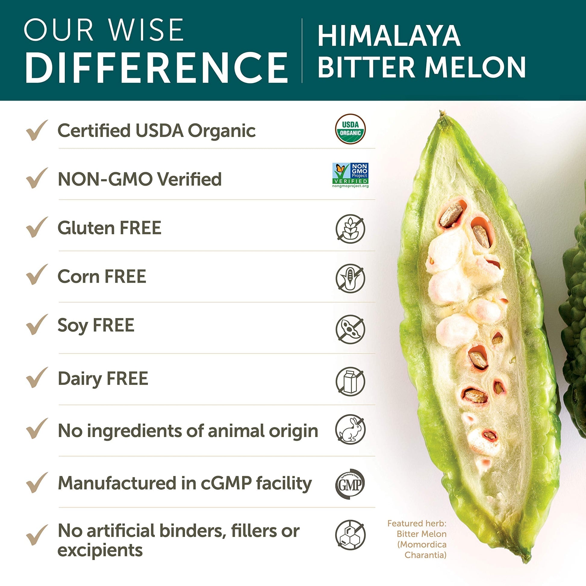 Himalaya Organic Bitter Melon/Karela Herbal Supplement, Glycemic Support and Weight Himalaya uk supplements