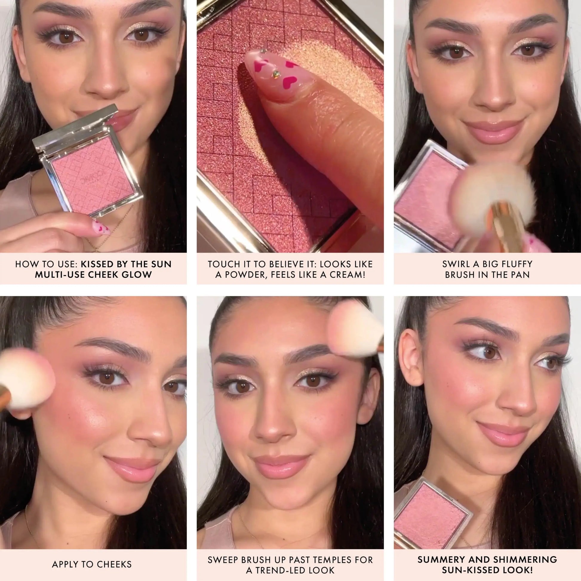 ICONIC LONDON Kissed by the Sun | Multi-Use Blush, Bronzer, & Highlighter, For All Skin Types, Cruelty-Free, Vegan Makeup, (Play Time) 0.17 oz ICONIC LONDON uk supplements