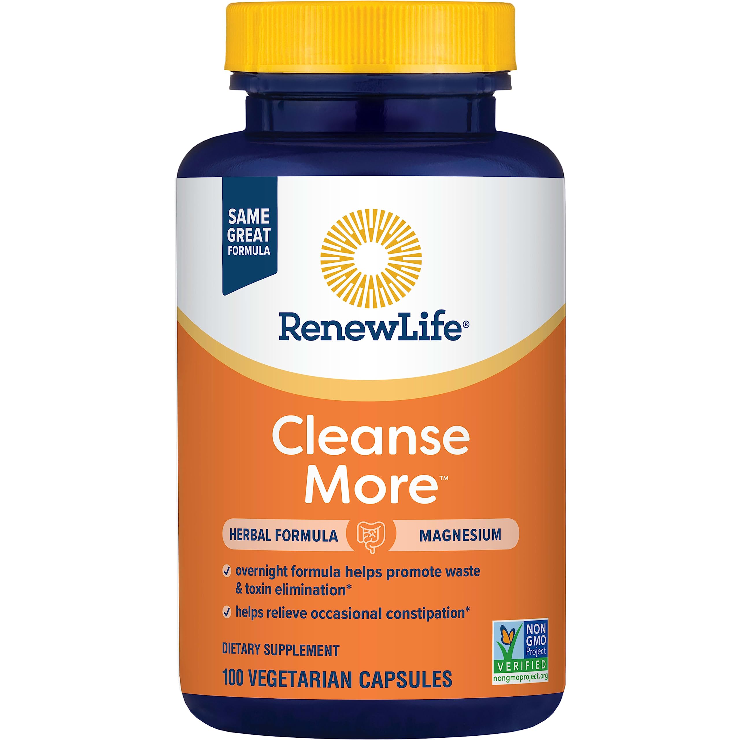 Renew Life Detox Cleanse More, Reduces Bloating and Restores Regularity, Overnight Constipation Relief Renew Life uk supplements
