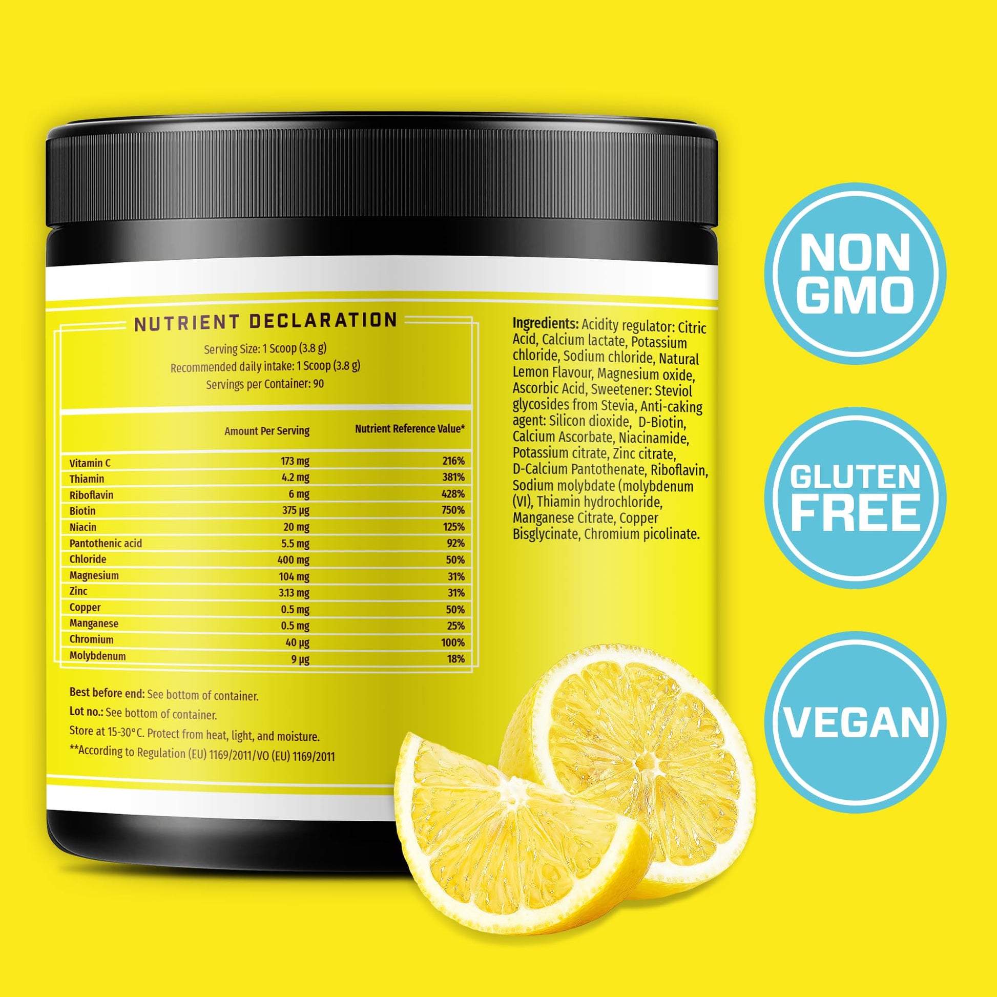 Key Nutrients Electrolytes Hydration Powder - Refreshing Lemonade Drink Mix KEY NUTRIENTS uk supplements
