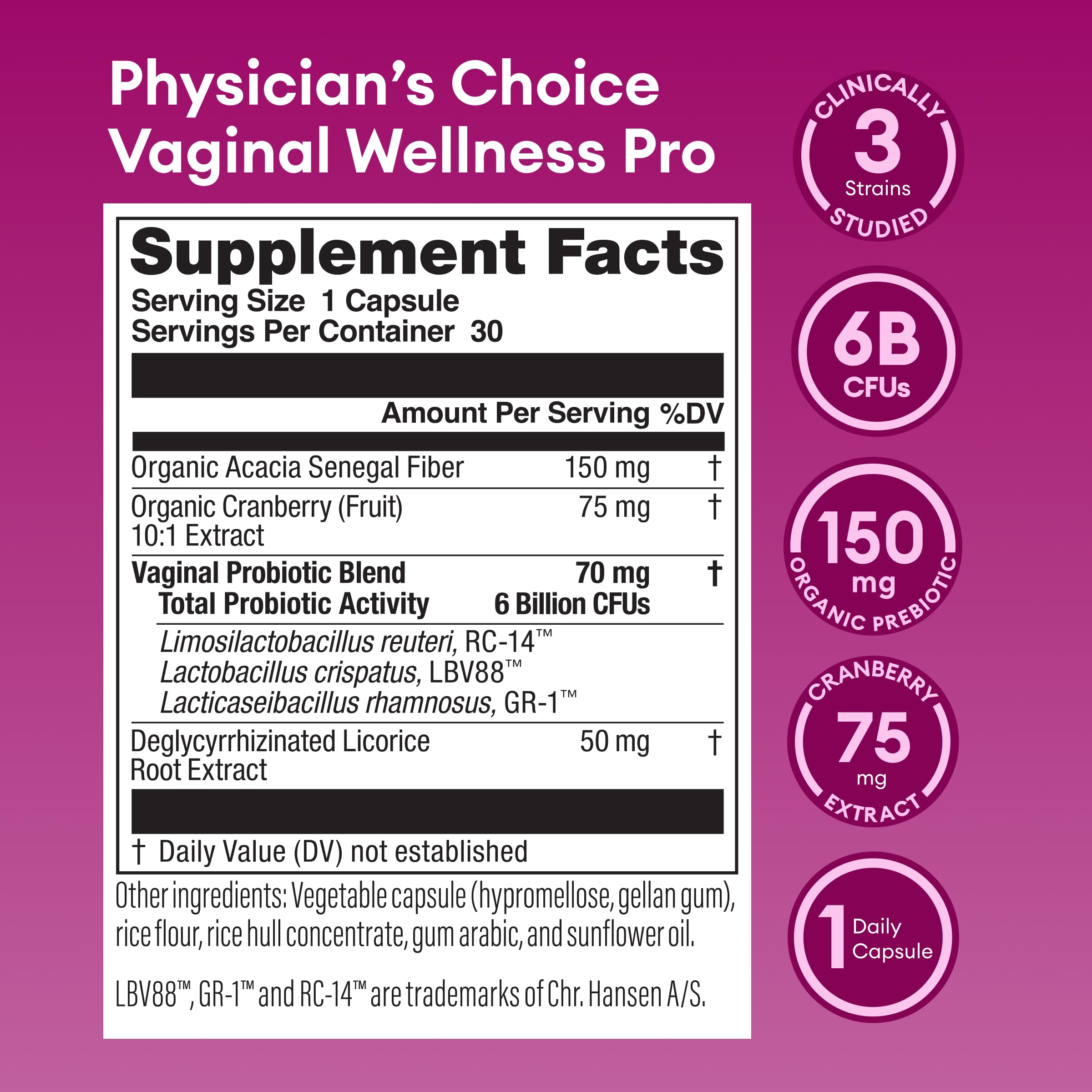 Physician's CHOICE Feminine Power Duo Bundle - Vaginal Probiotic 30ct + Womens Probiotic 60ct Physician's CHOICE uk supplements