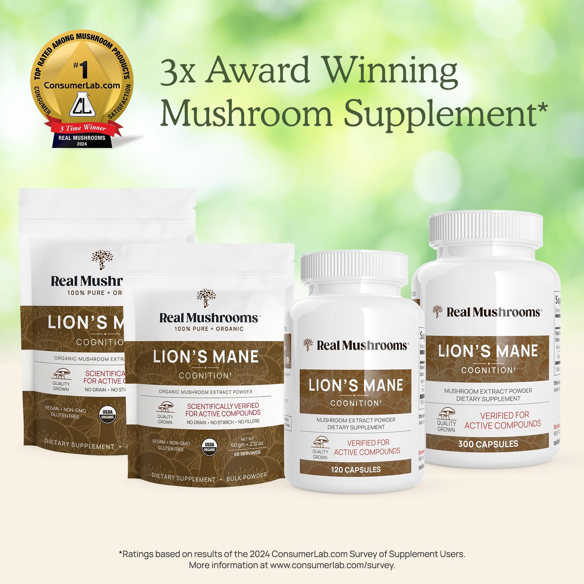 Real Mushrooms Lion’s Mane Powder - Organic Lions Mane Mushroom Extract Real Mushrooms uk supplements
