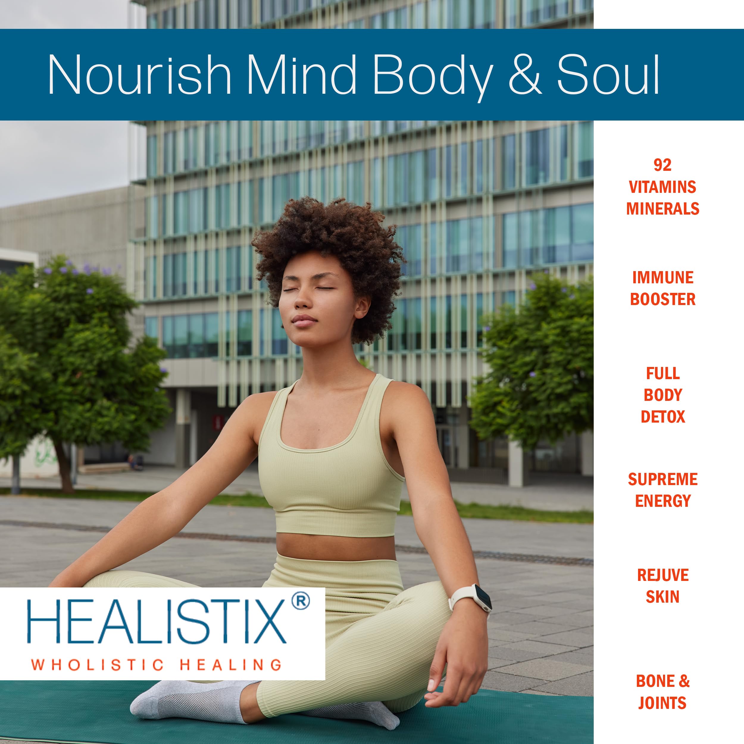 Healistix Irish Sea Moss Gel- St Lucia Wildcrafted Seamoss Gel, Packed with 92 Vitamins HX HEALISTIX uk supplements