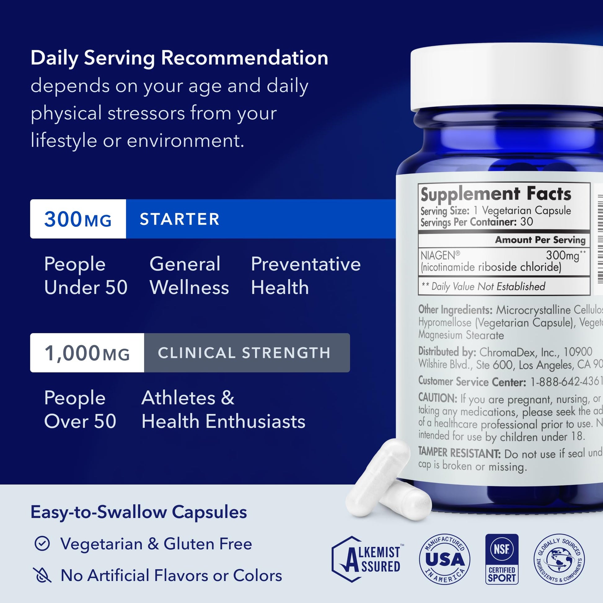 TRU NIAGEN 300mg + Beauty Bundle. A Comprehensive Bundle for Daily NAD+ Support with targeted Beauty Actives for Healthy Skin, Hair, and Nails at The Cellular Level. TRU NIAGEN uk supplements