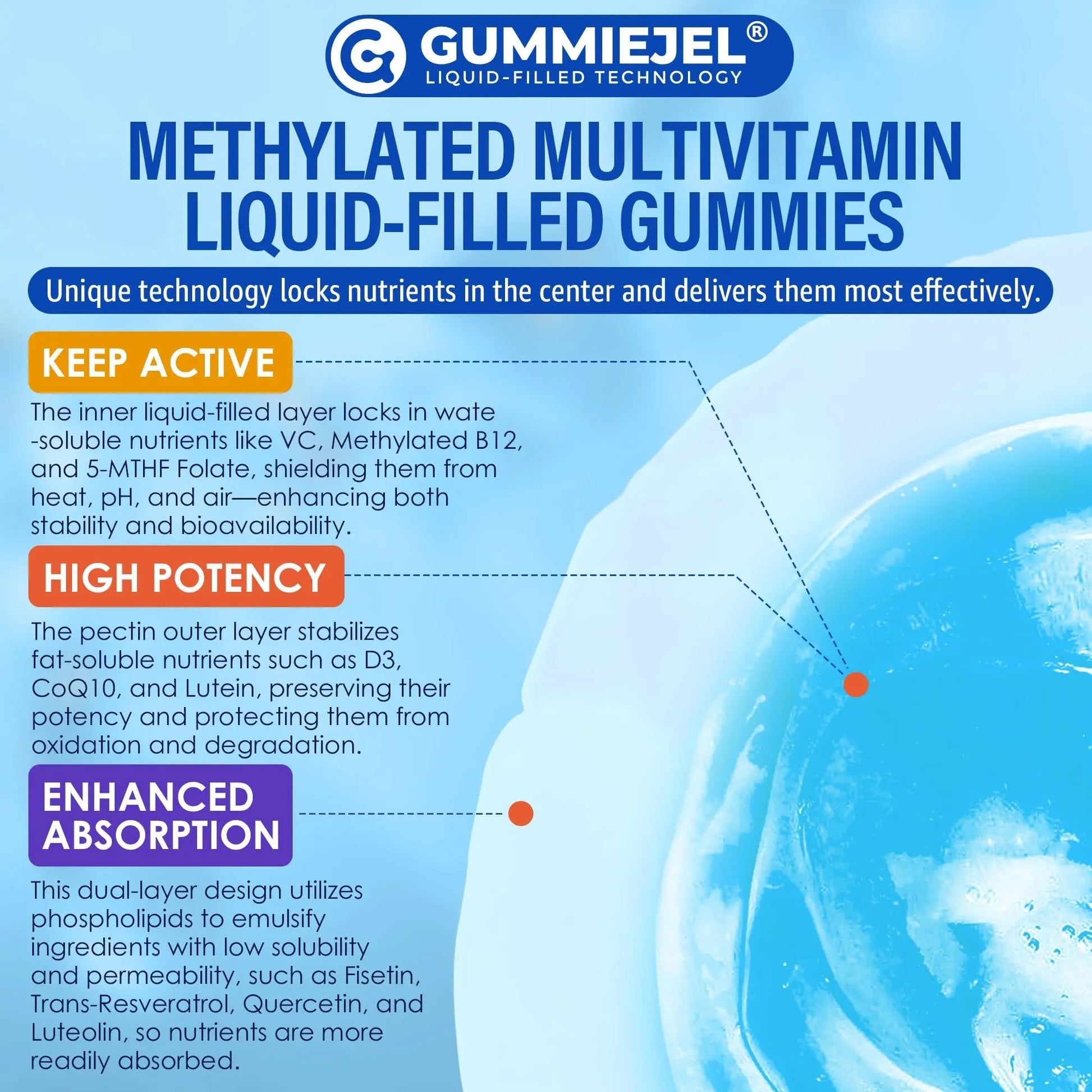 Methylated Multivitamin for Men & Women Gummies + Greens & Mushroom Blend, Methylfolate & B12, TMG, Choline LILICARE uk supplements
