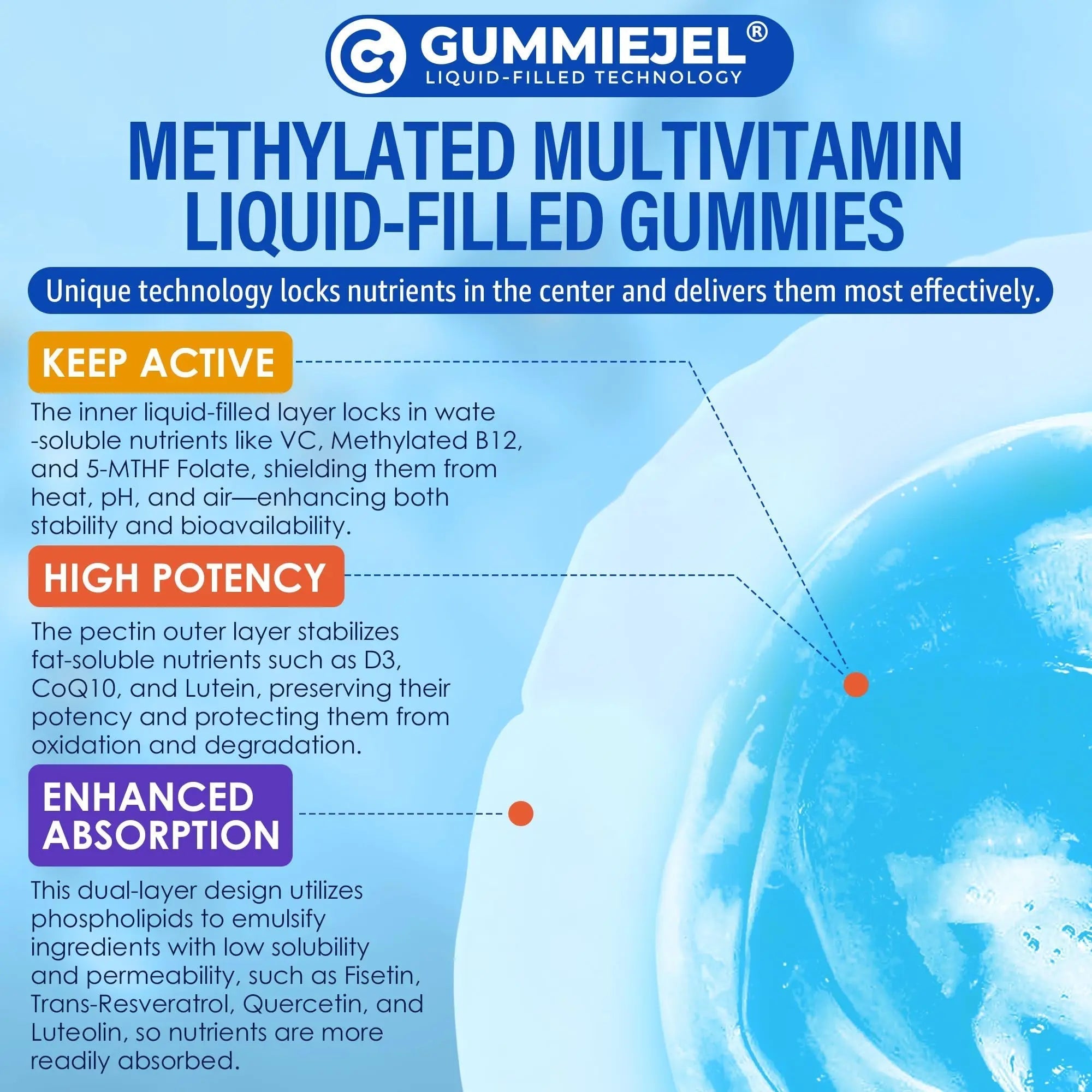 Methylated Multivitamin for Men & Women Gummies + Greens & Mushroom Blend, Methylfolate & B12, TMG, Choline LILICARE uk supplements
