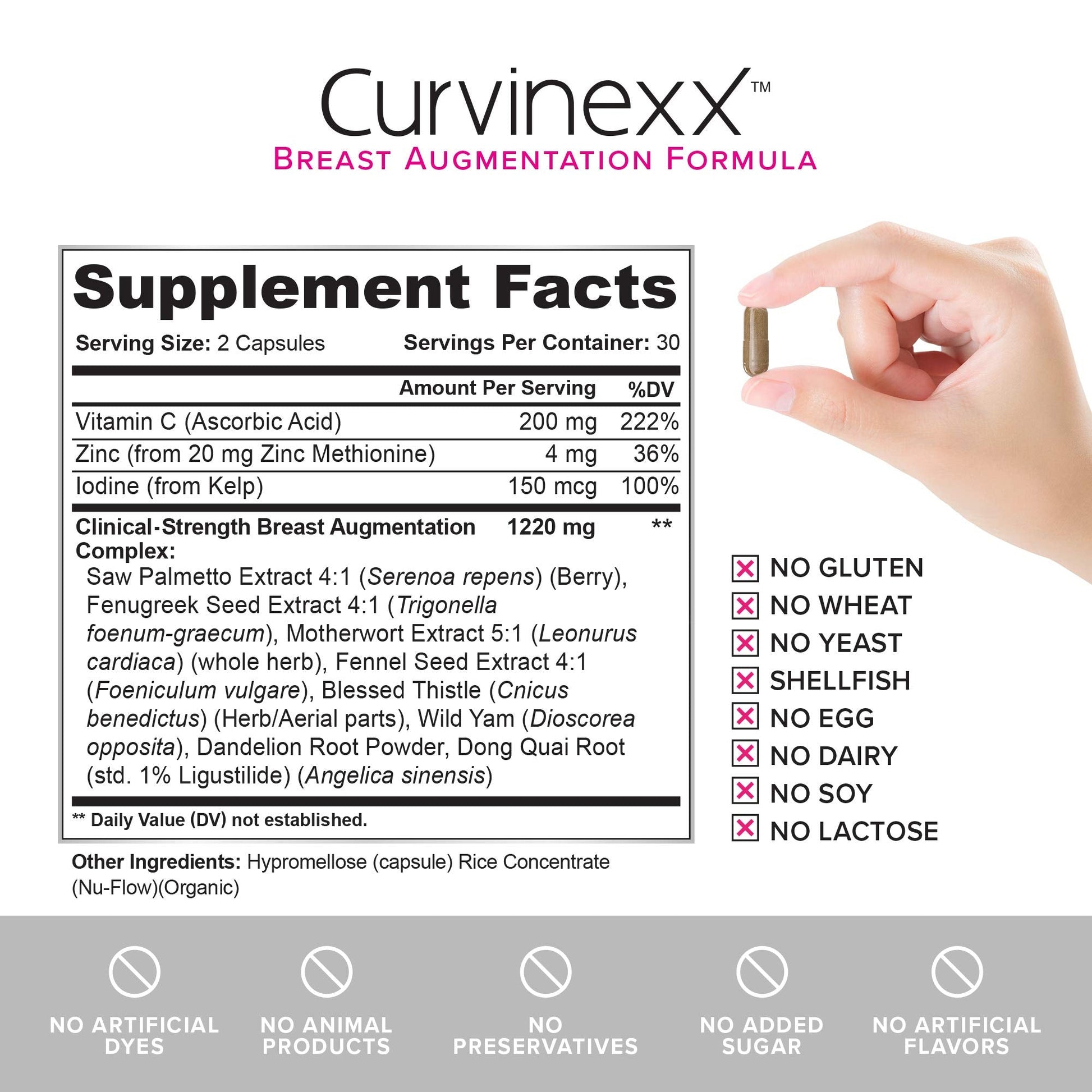 CURVINEXX (3 Bottles) - Natural Breast Toning and Firming Supplement. Lift, Firm and Enhance your Bust Naturally... Curvinexx uk supplements